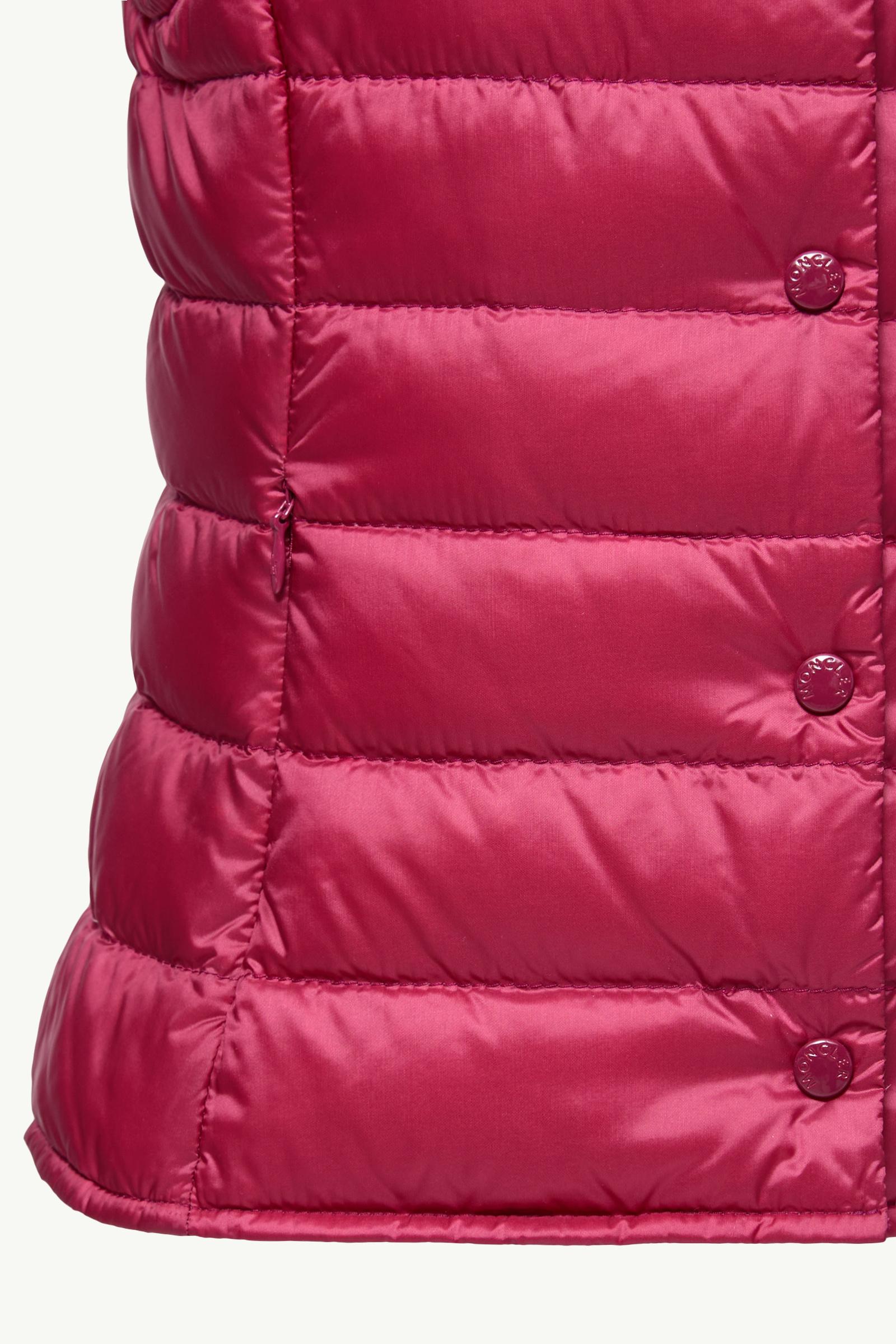 Raspberry Pink Liane Packable Down Vest - Down Jackets & Vests for