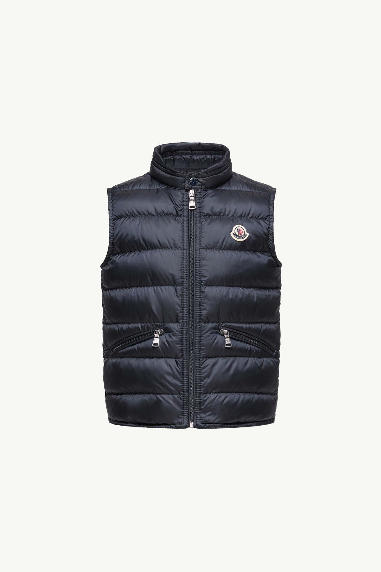 Chaleco plumífero plegable Gui Niño Azul Noche Moncler 0