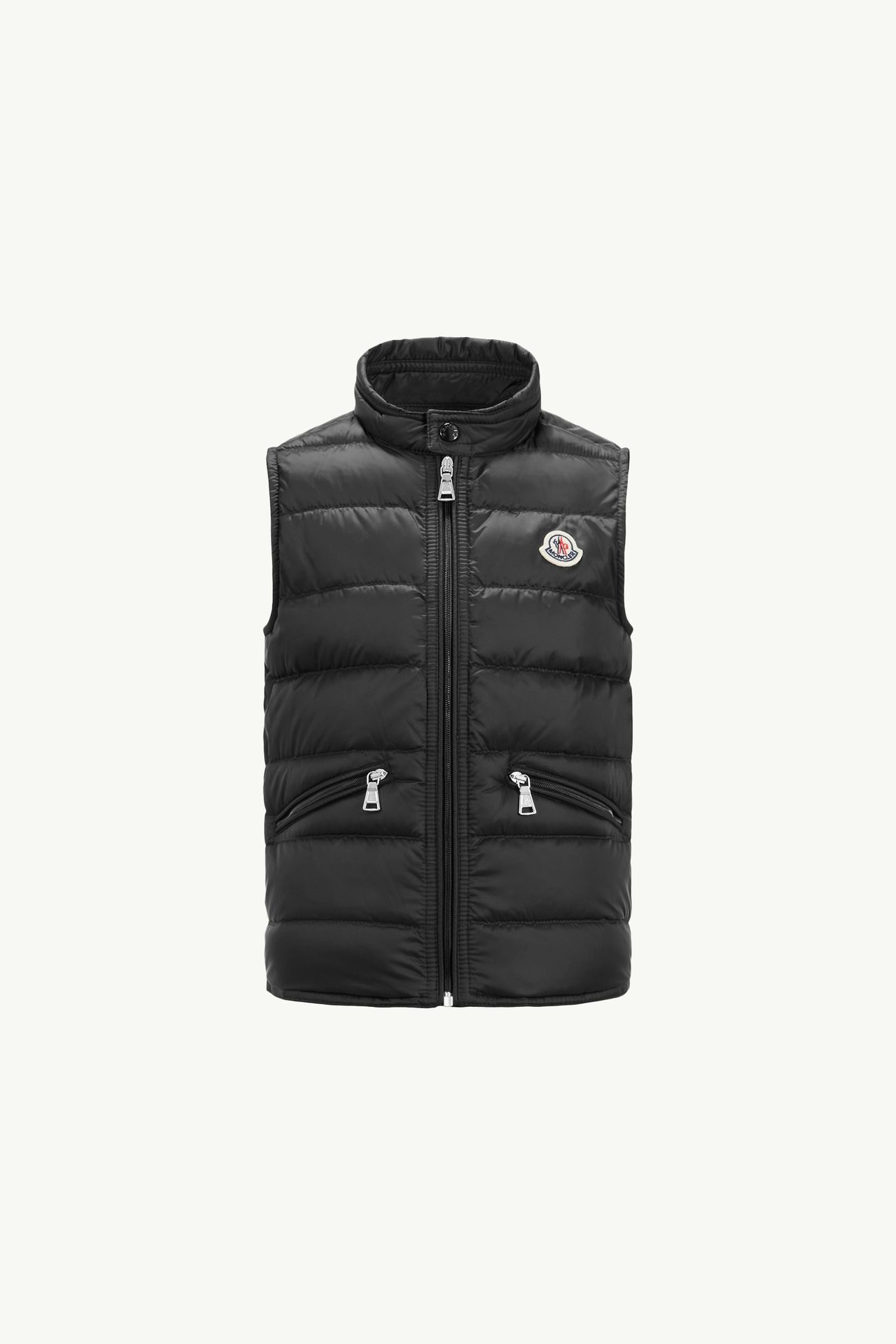 Gilet imbottito Gui ripiegabile Bambino Nero Moncler 0