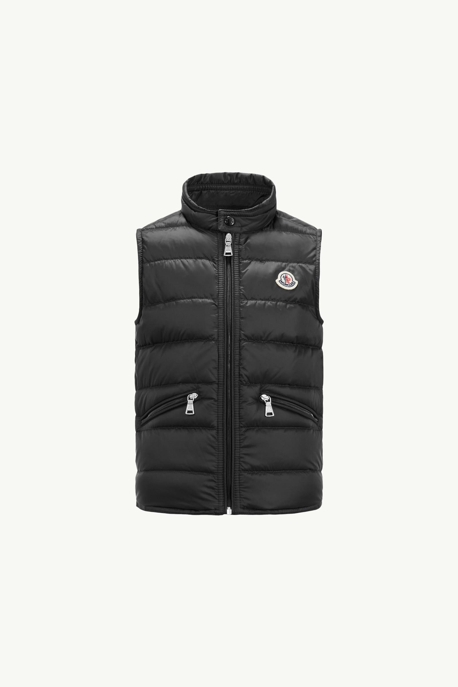 Black Gui Packable Down Vest - Down Jackets & Vests for Children