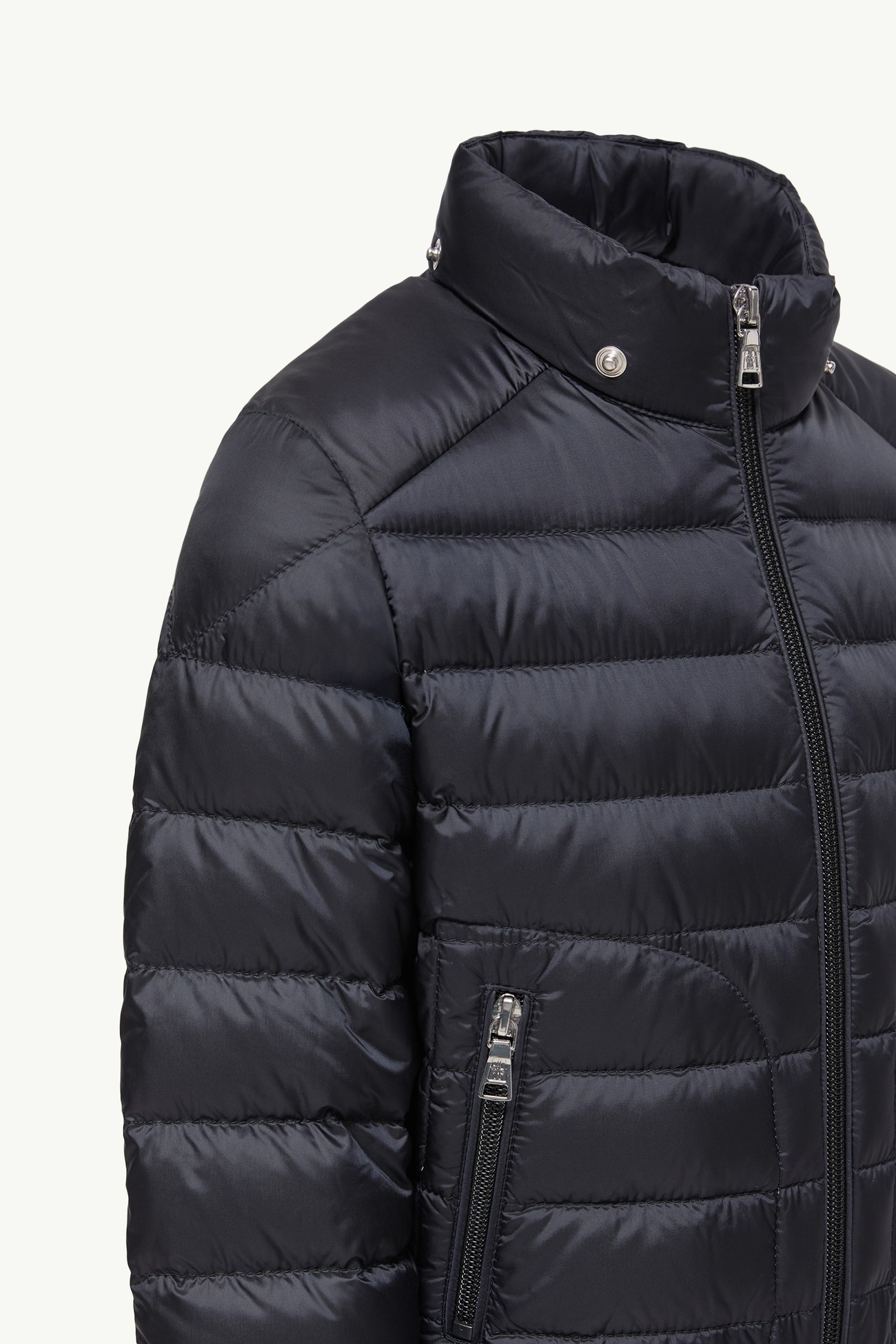 Lauros Hooded Down Jacket Boy Navy Blue Moncler 3