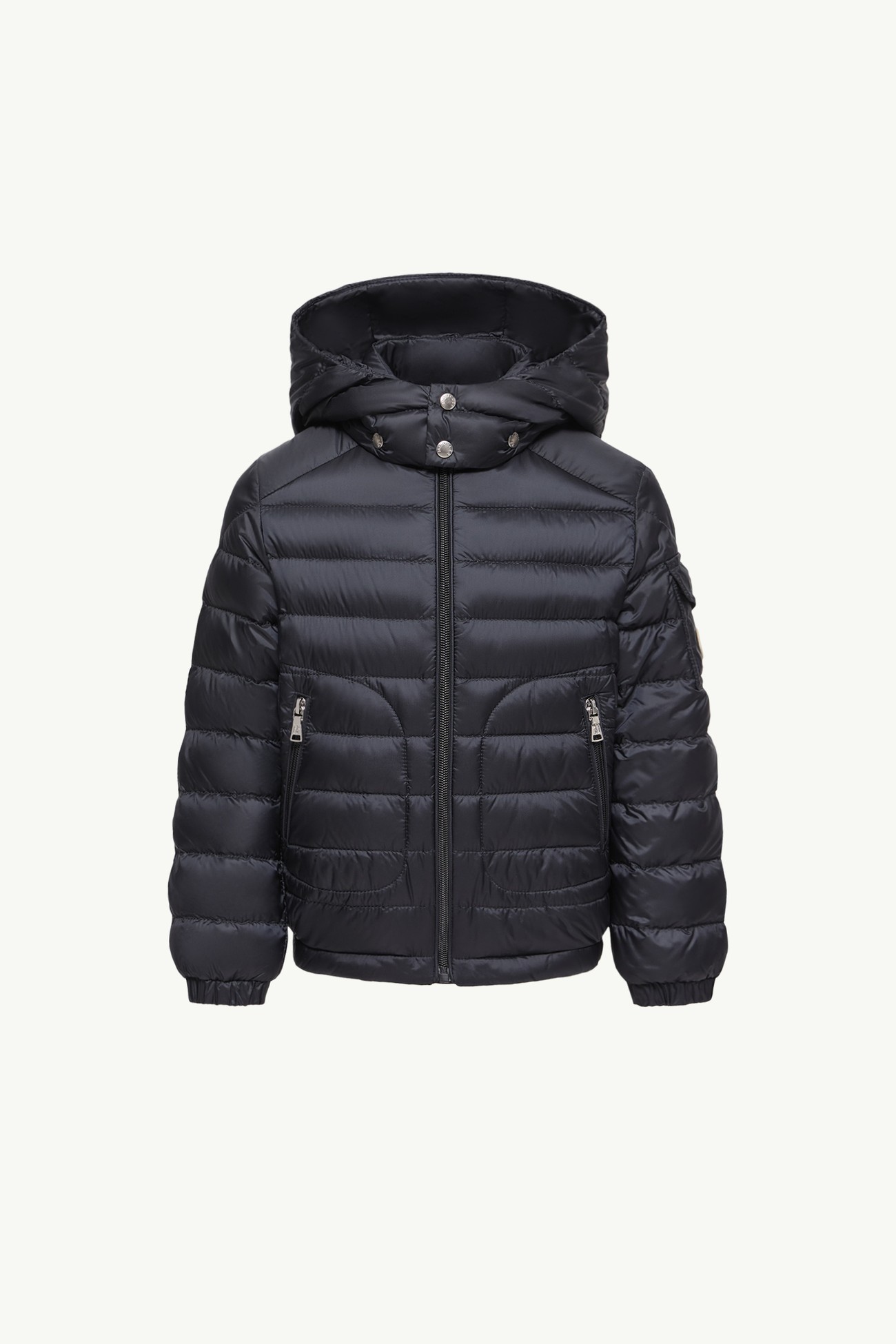 Lauros連帽羽絨外套 男童 海軍藍色 Moncler 0