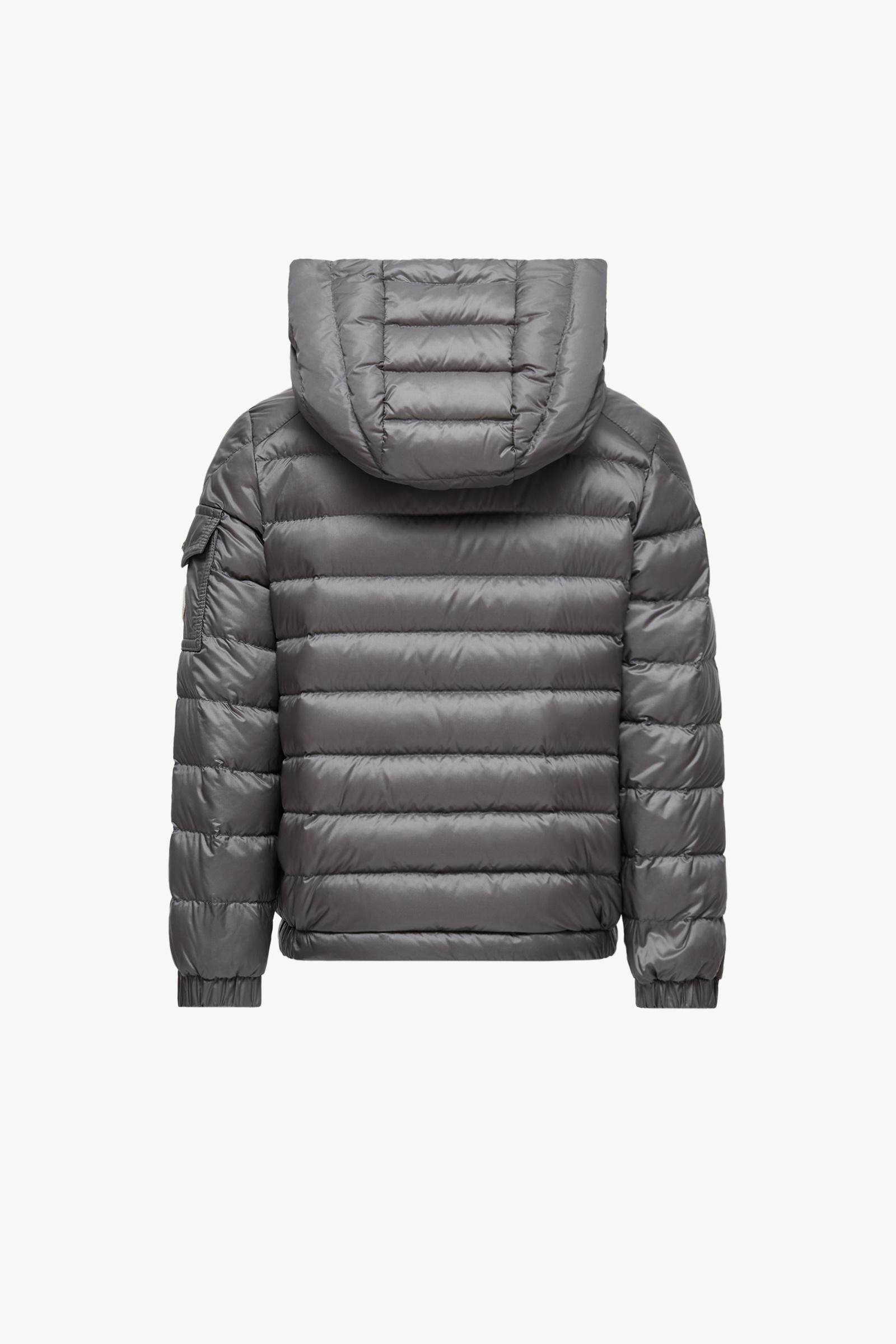 Grey Lauros Hooded Down Jacket - Down Jackets & Vests for Children