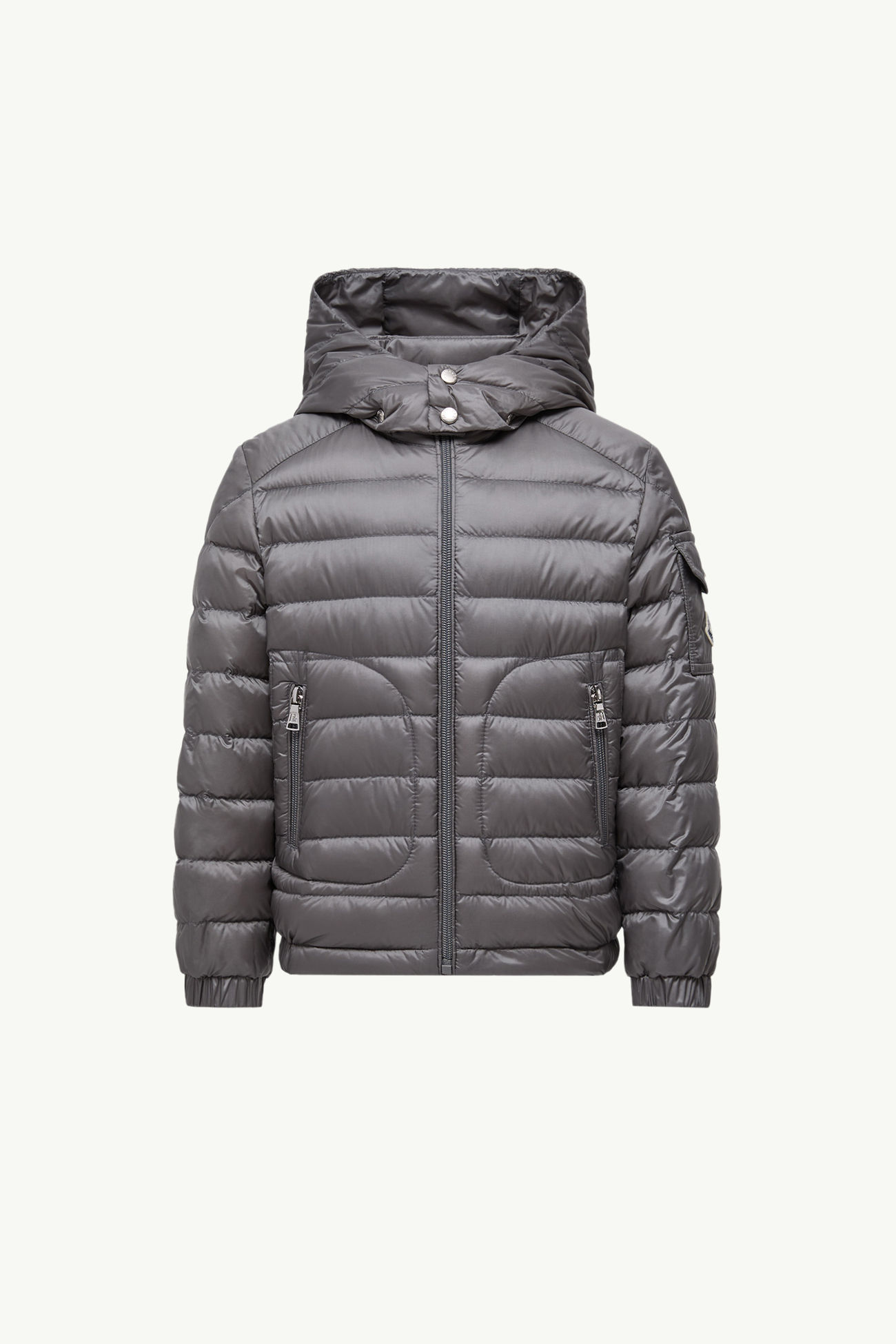 Lauros Daunenjacke mit Kapuze Jungen Grau Moncler 0