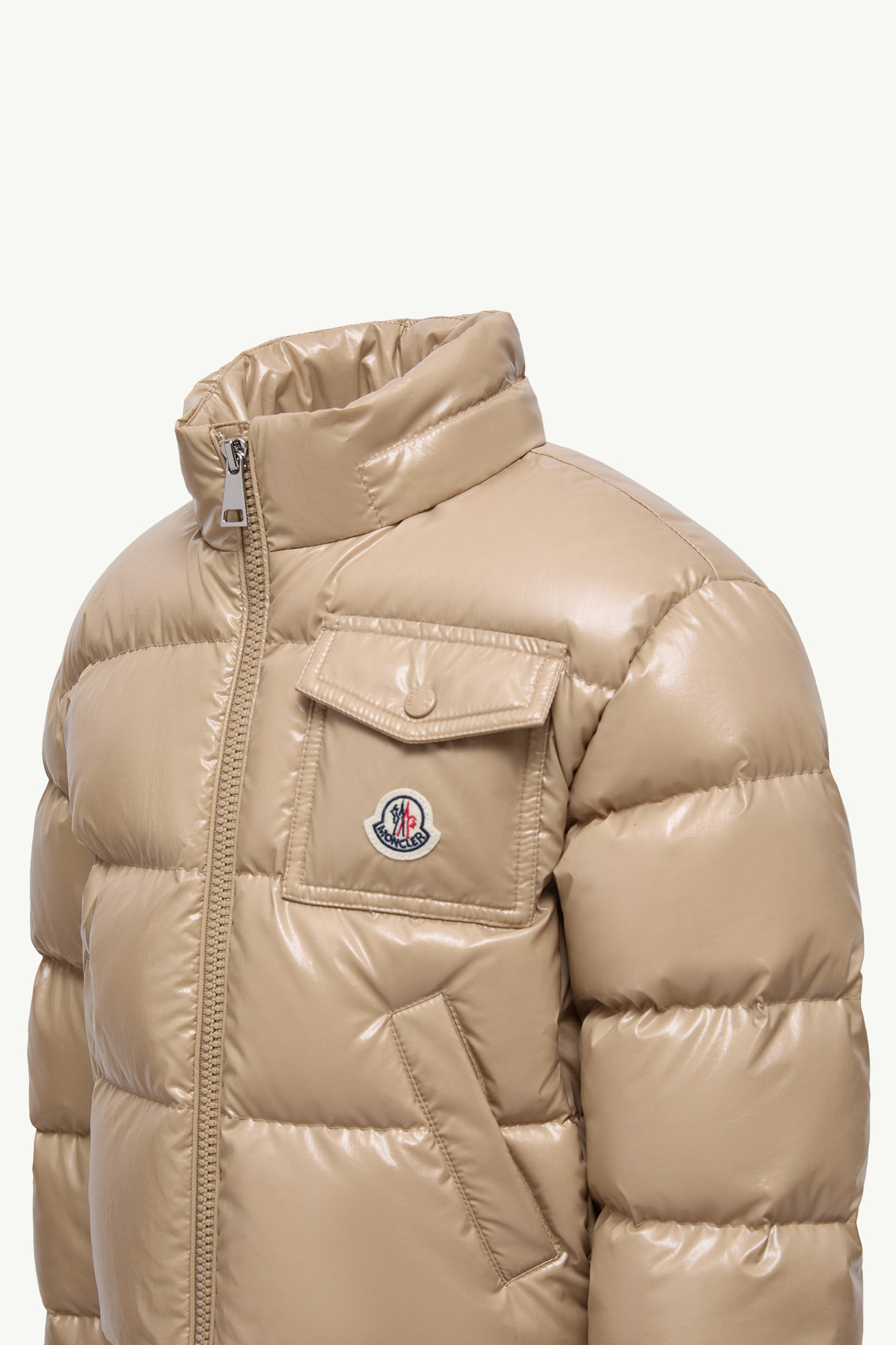 Andro Daunenjacke mit Kapuze Mädchen Beige Moncler 3