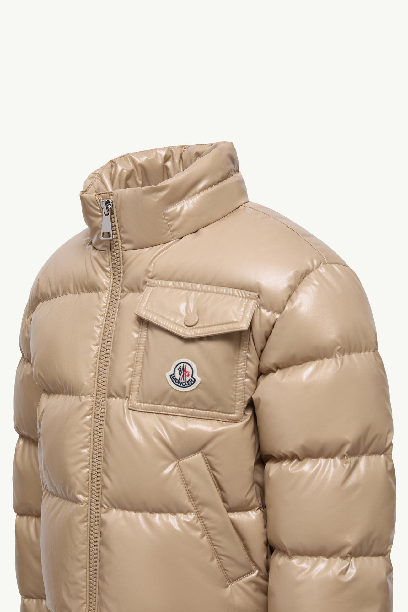 Doudoune à capuche Andro Fille Beige Moncler 3