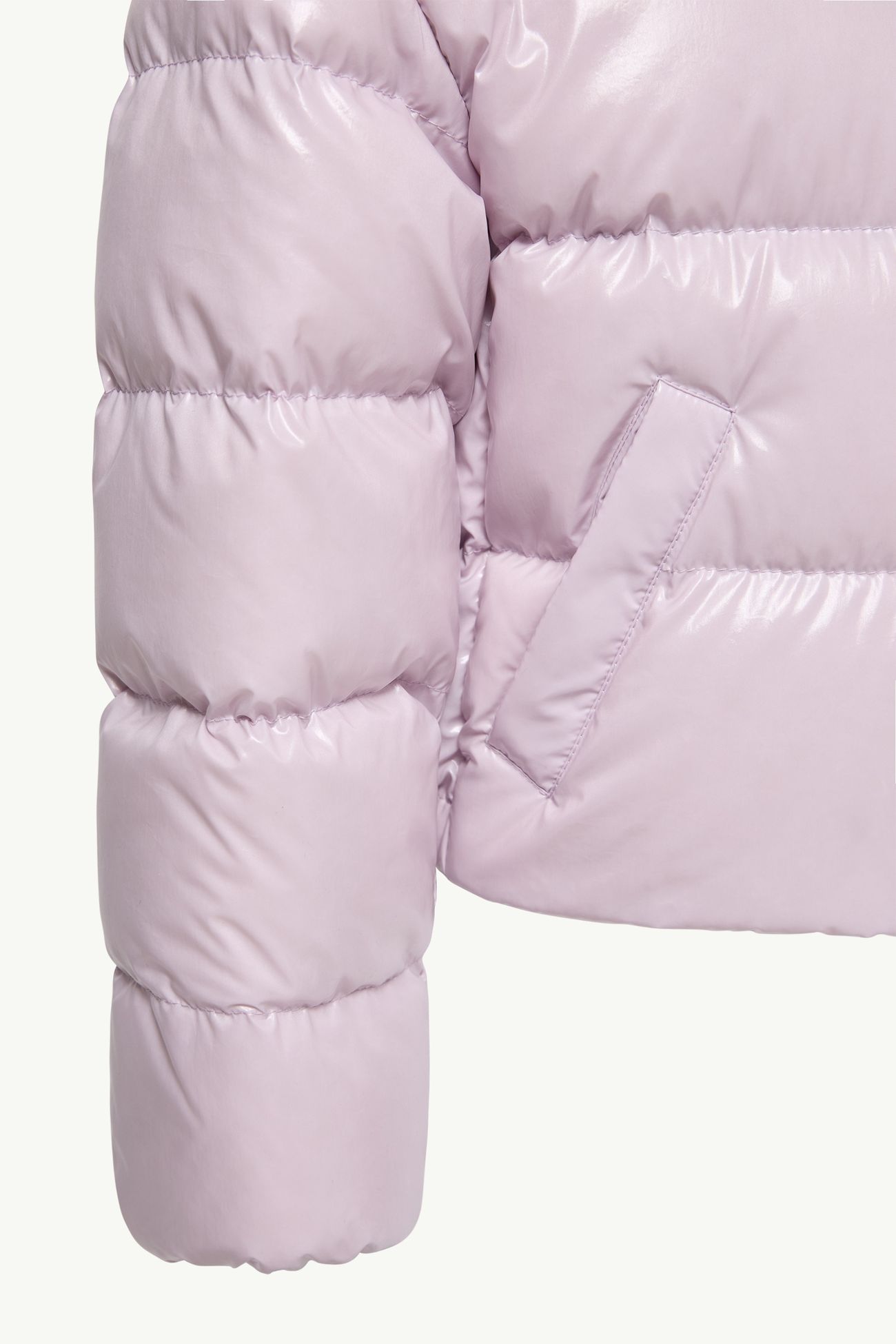 Andro Hooded Down Jacket Girl Lilac Moncler 5