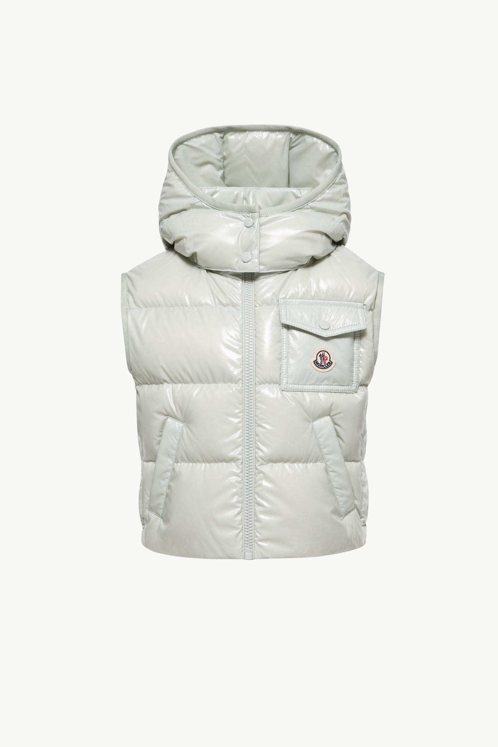 Doudoune sans manches à capuche Kamile Fille Vert Clair Moncler, 1 of 0