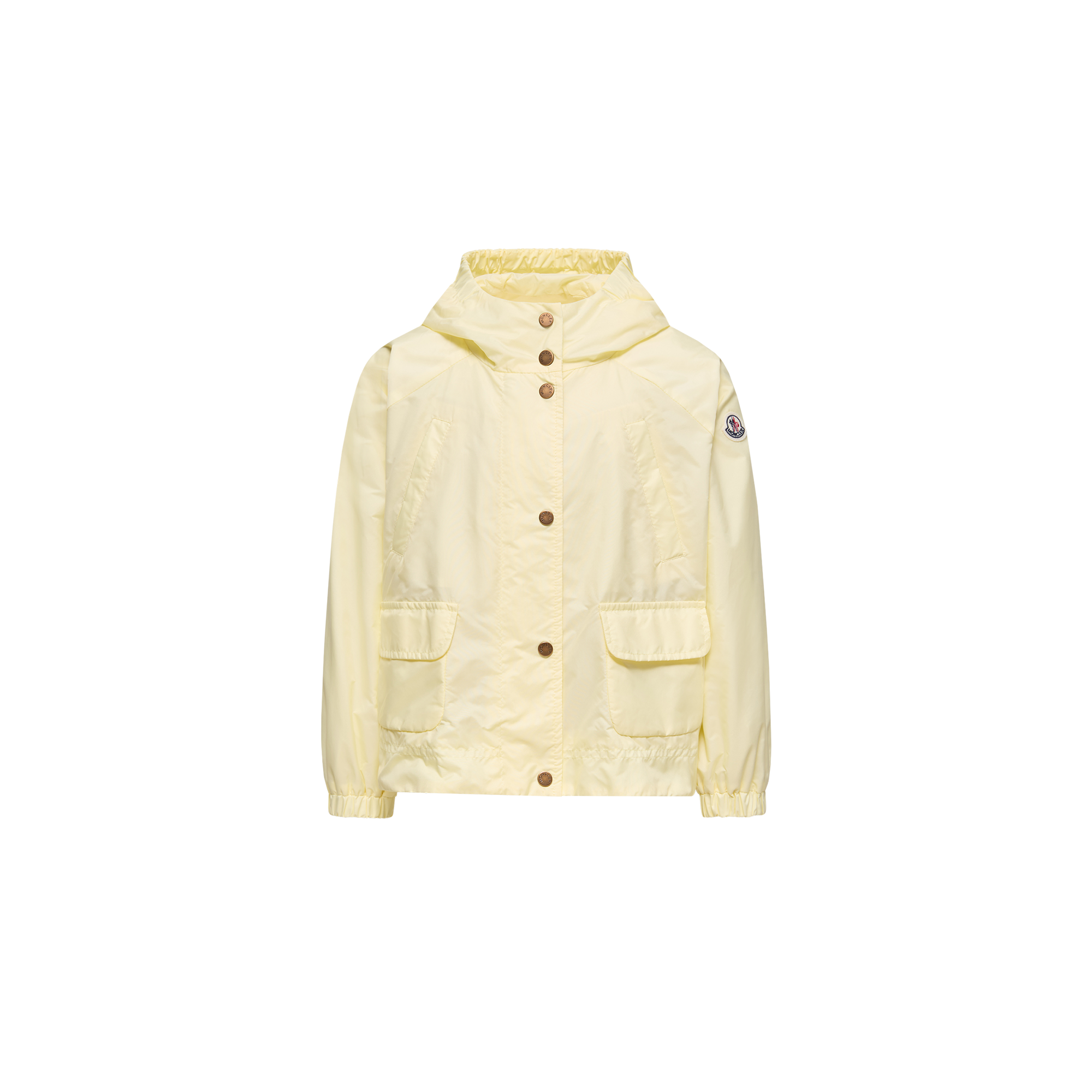 Moncler  Suher Hooded Jacket for Girls in Yellow, Size: 12Y