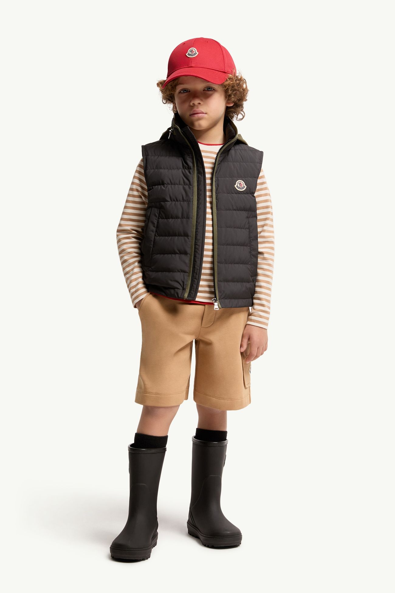 Ayten男童连帽羽绒马甲 男童 黑色 Moncler 1