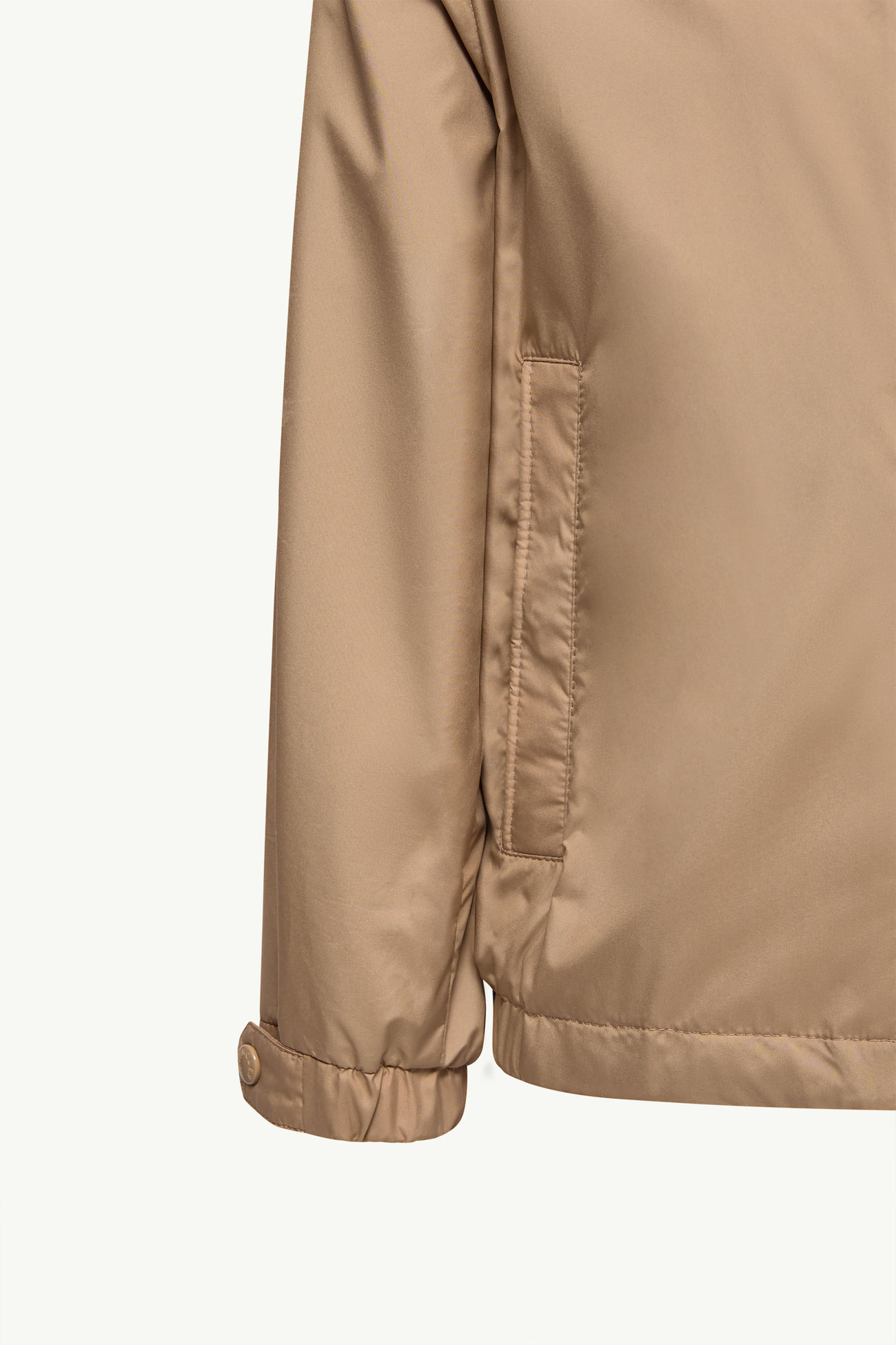 Merih Hooded Jacket Boy Beige Moncler 3