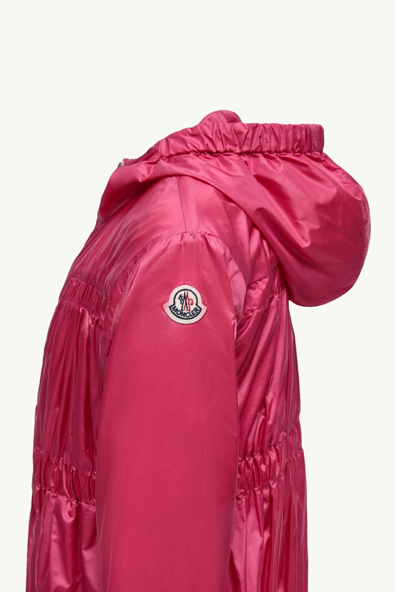 Giacca Aulne in Longue Saison Bambina Rosa Corallo Moncler 2