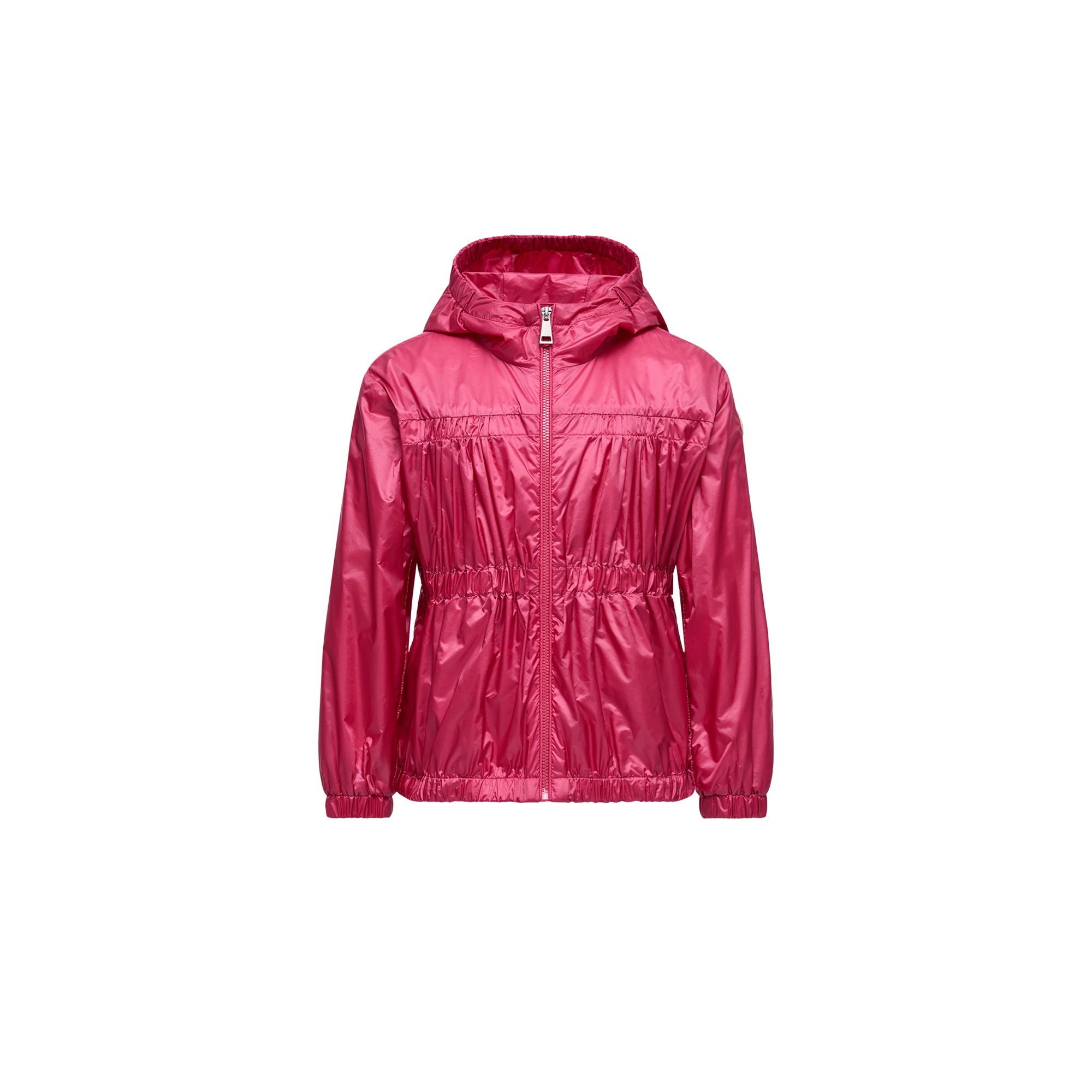 Moncler  Aulne Longue Saison Jacket for Girls in Pink, Size: 12Y
