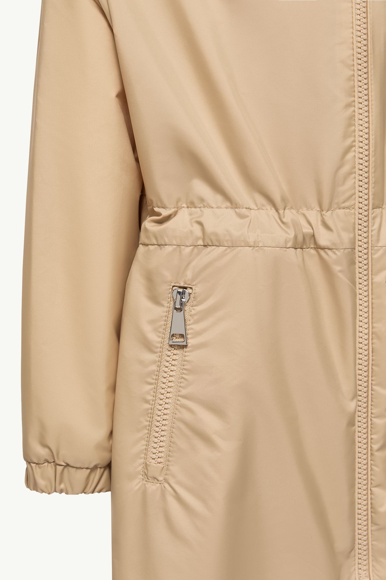 Wete女童连帽派克大衣 女童 米色 Moncler 3