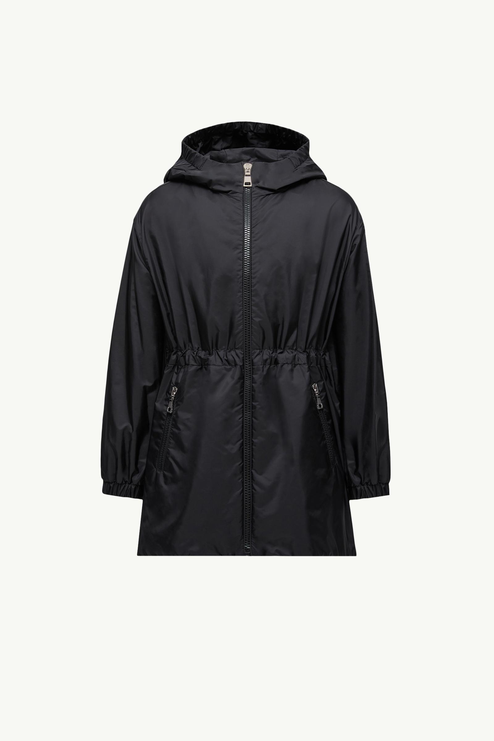 Black Wete Hooded Parka Jacket - Jackets & Raincoats for Children