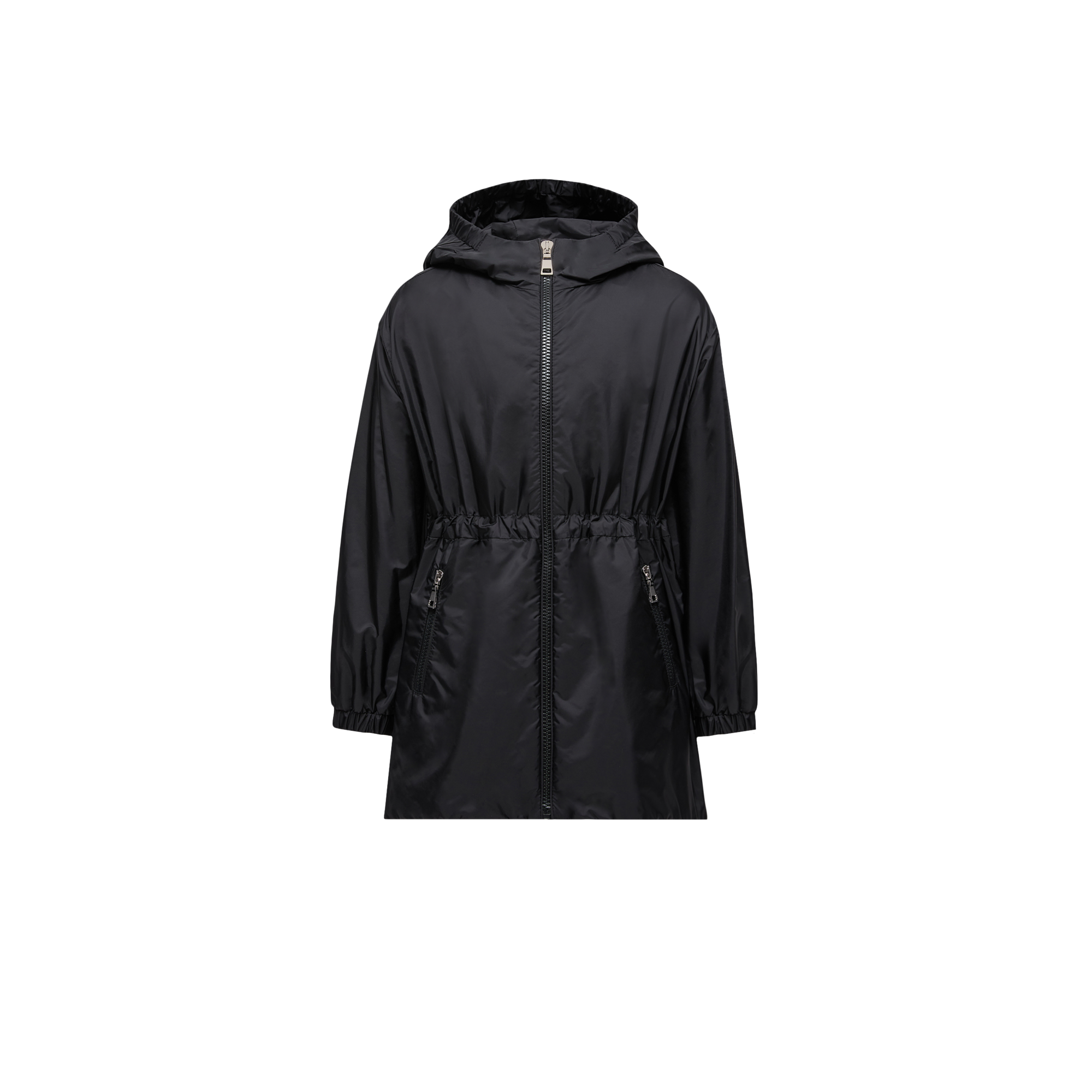 Moncler  Wete Hooded Parka Jacket for Girls in Black, Size: 8Y
