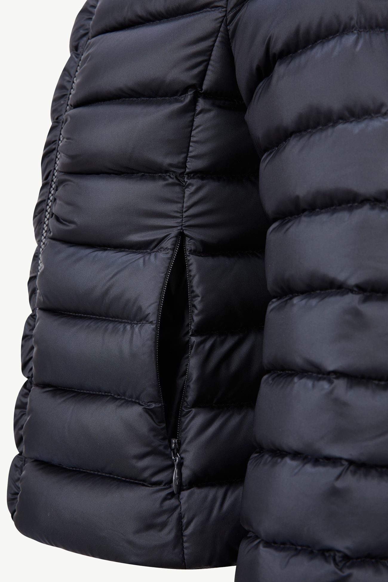 Ige kurze Daunenjacke mit Kapuze Mädchen Navyblau Moncler 5
