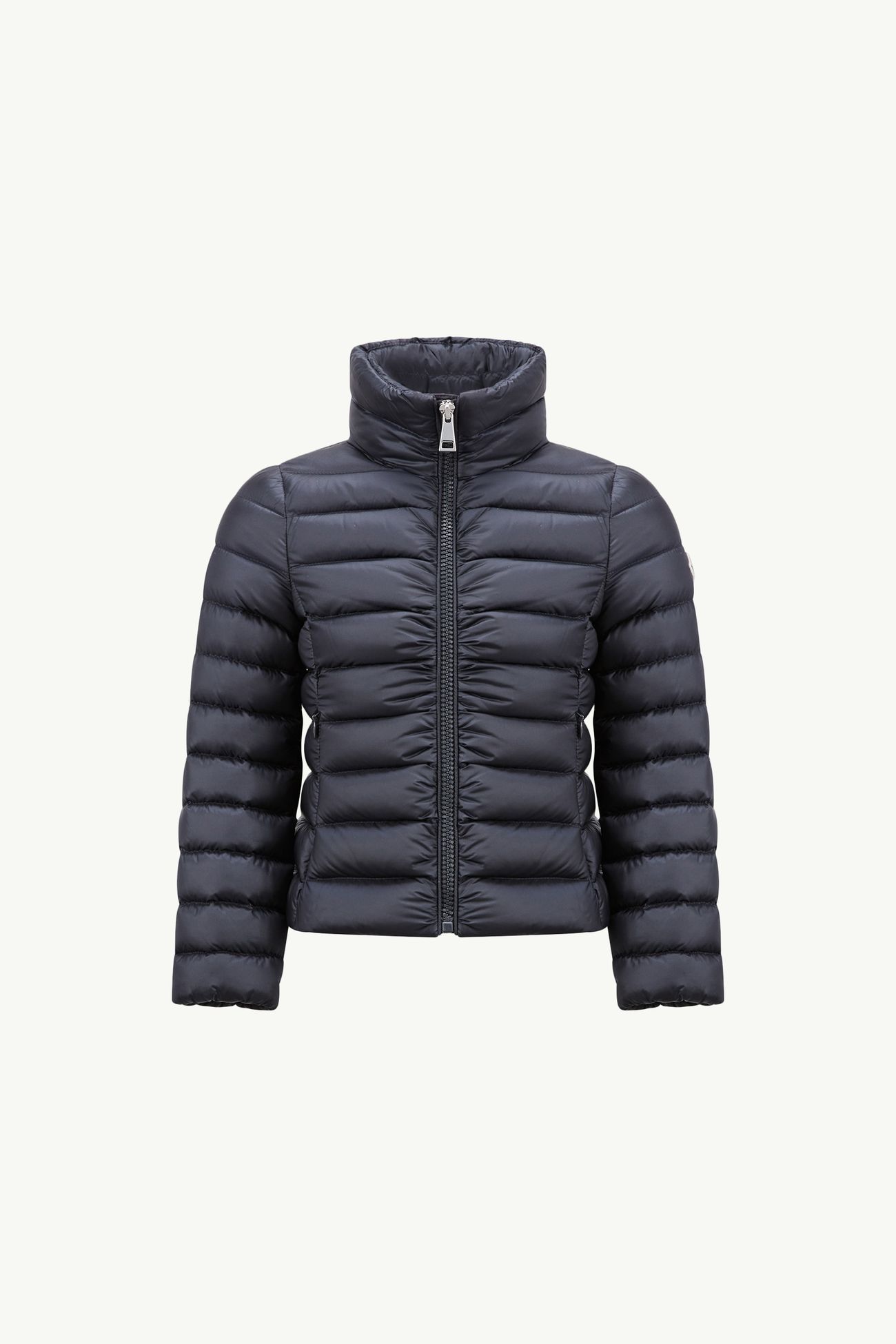Ige Hooded Down Jacket Girl Navy Blue Moncler 0