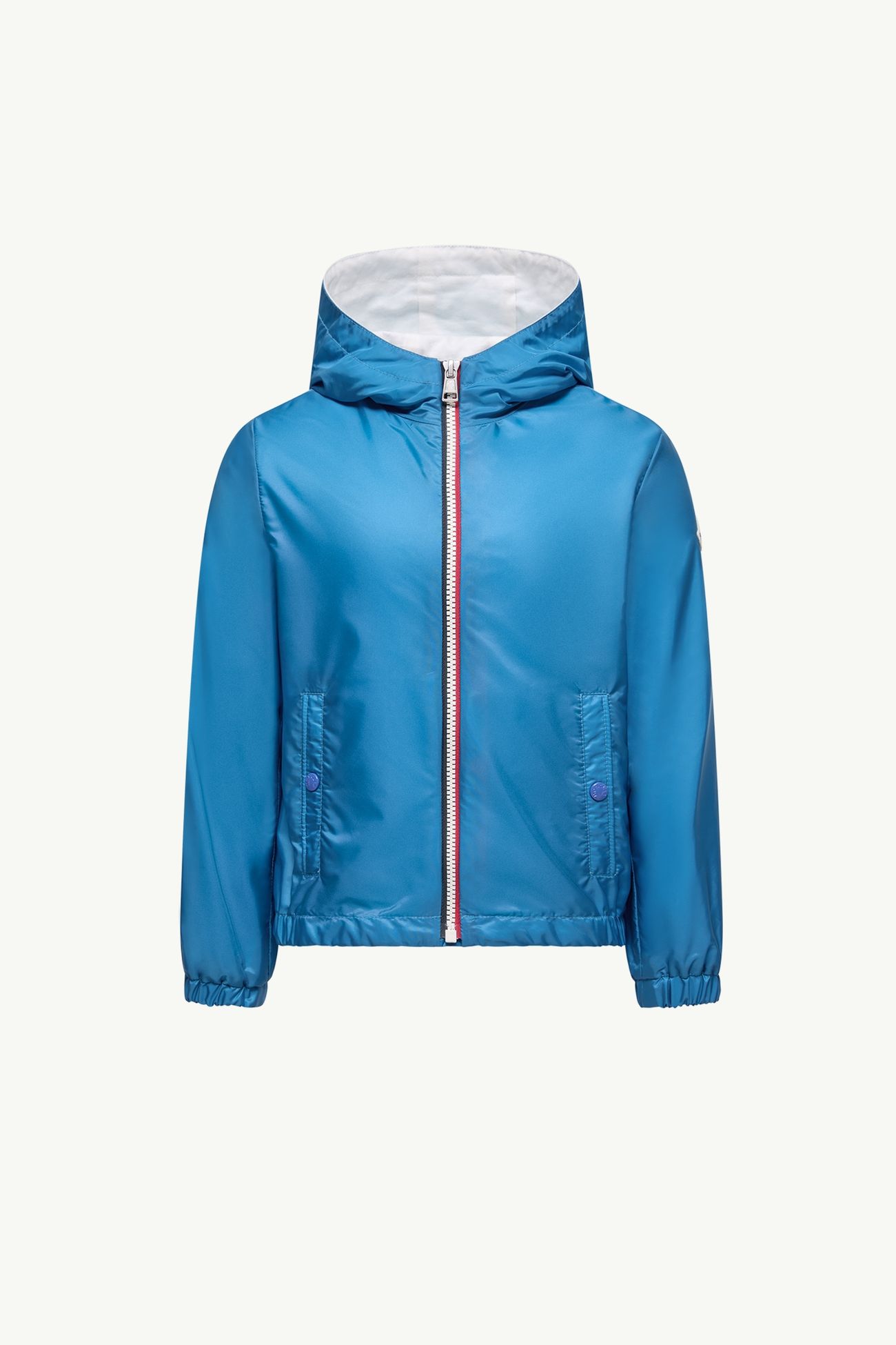 Chaqueta con capucha New Urville Niño Azul brillante Moncler 0