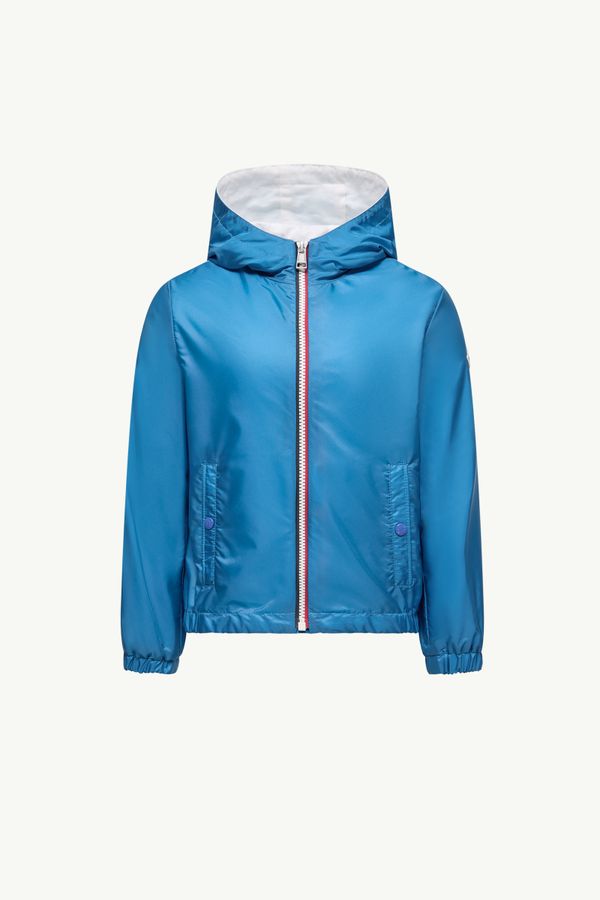 Giacca impermeabile New Urville con cappuccio Bambino Blu Brillante Moncler 0
