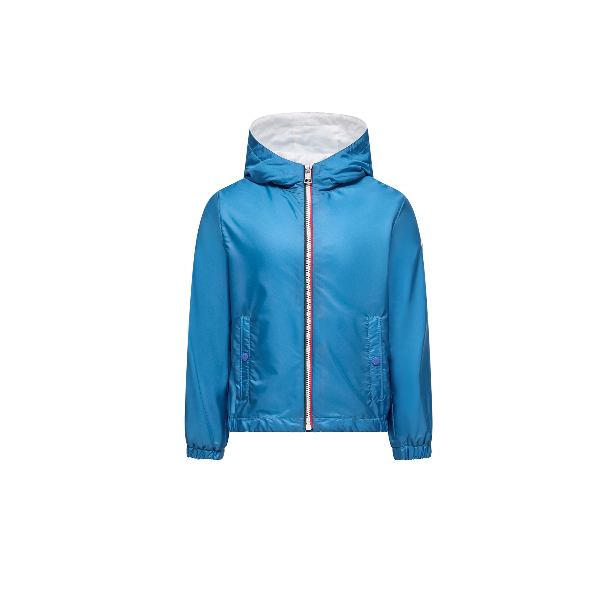Moncler  New Urville Hooded Jacket for Boys in Blue, Size: 8Y
