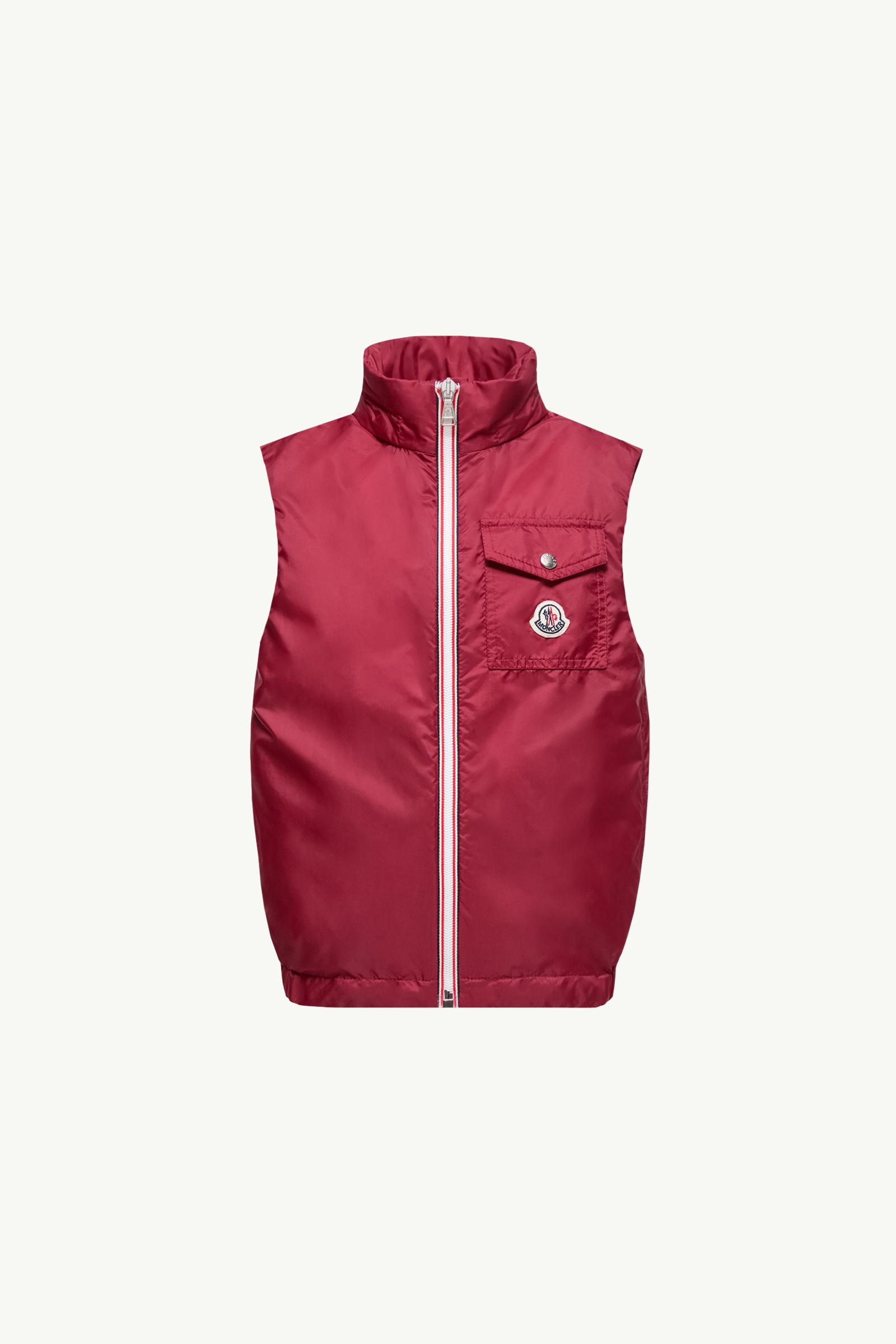 Sacide Gilet Boy Dark Red Moncler, 1 of 0