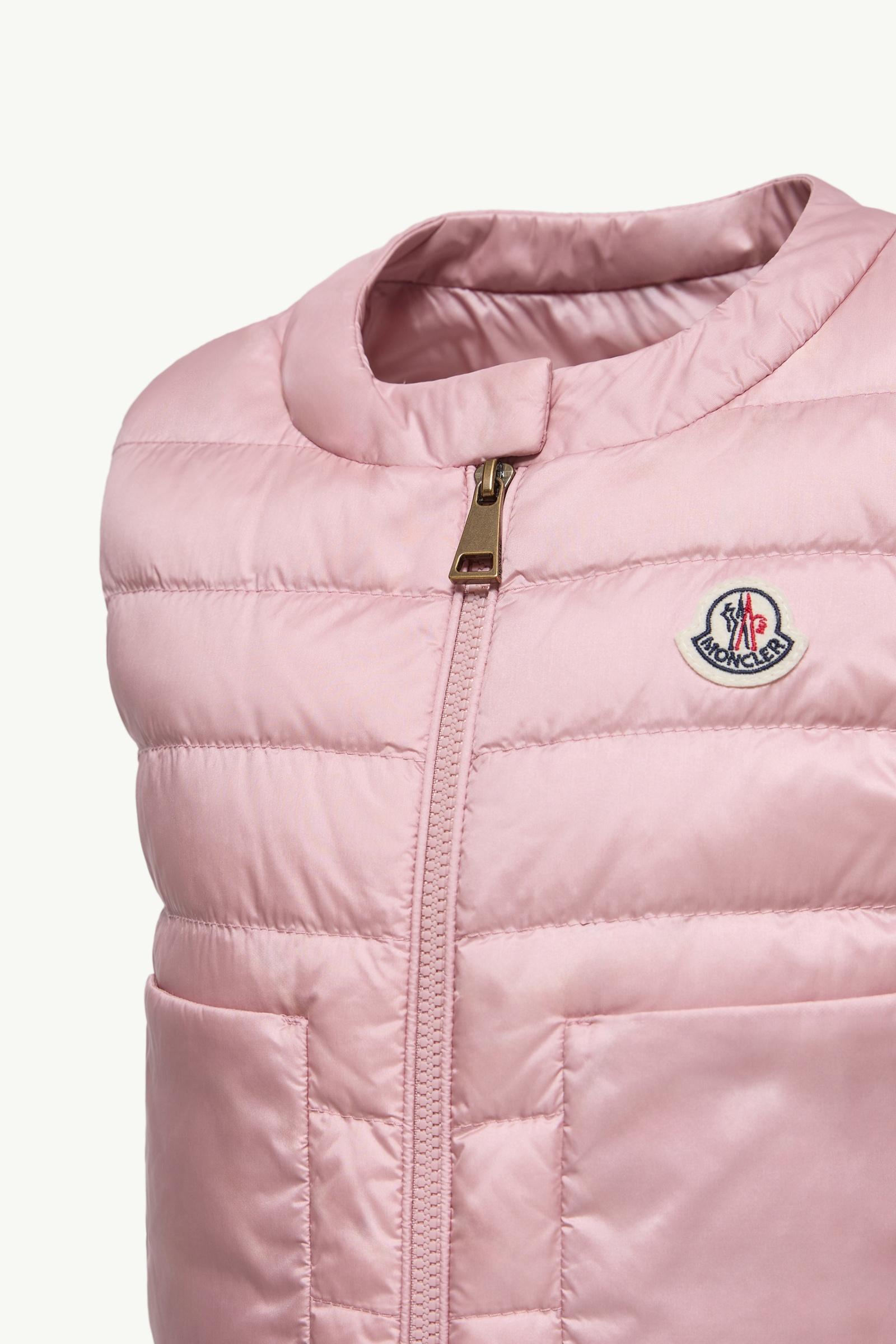 Pink Latife Down Gilet - Down Jackets & Vests for Children