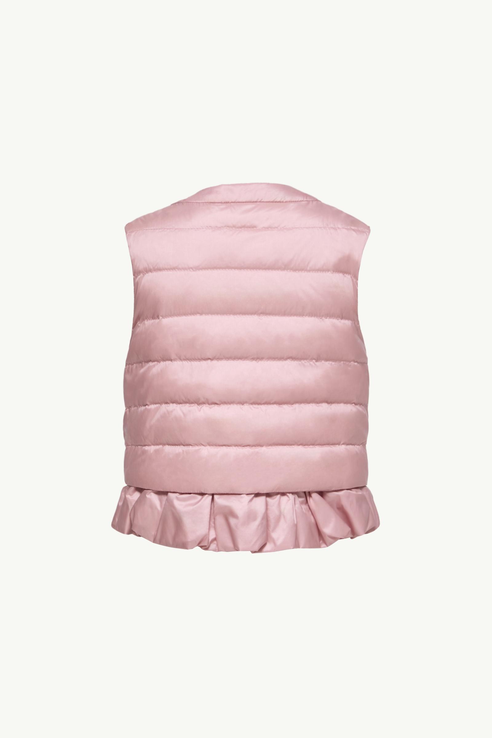 Pink Latife Down Gilet - Down Jackets & Vests for Children