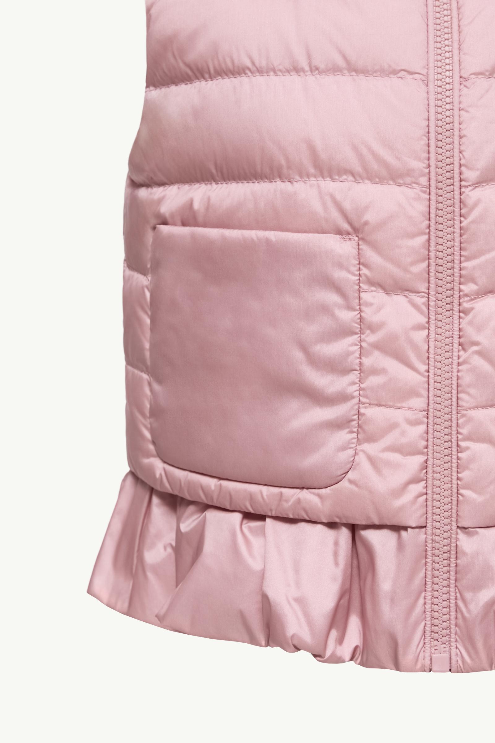 Pink Latife Down Gilet - Down Jackets & Vests for Children