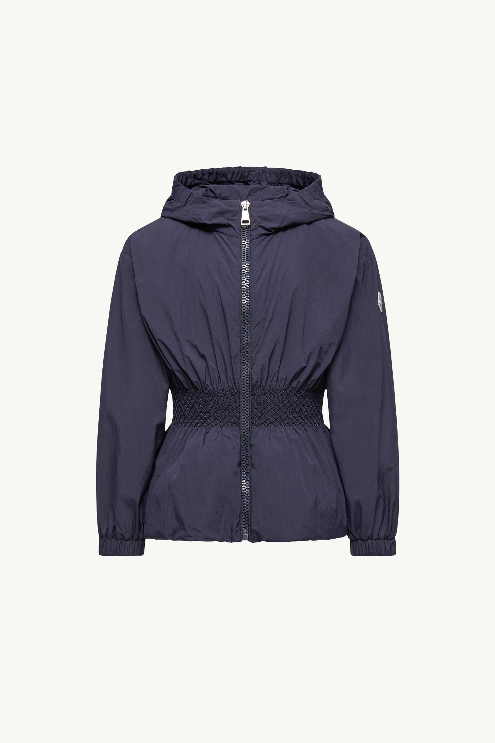 Liriope Hooded Short Jacket Girl Navy Blue Moncler, 1 of 0