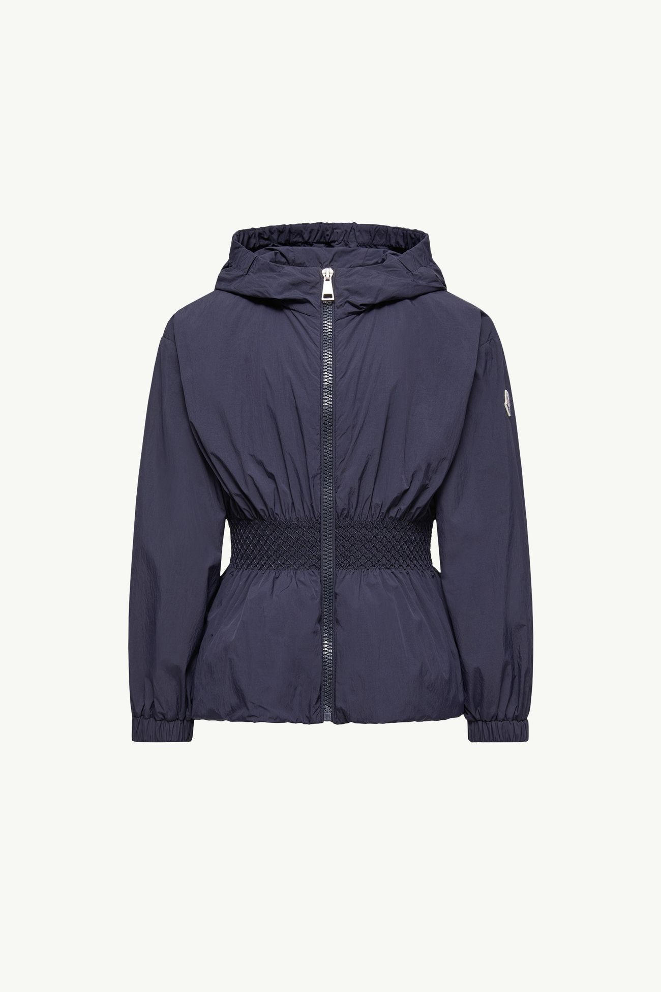 Chaqueta corta con capucha Liriope Niña Azul marino Moncler 0