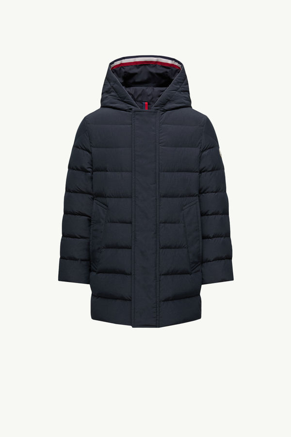 Doudoune à capuche Burhan Garçon Bleu marine Moncler 0