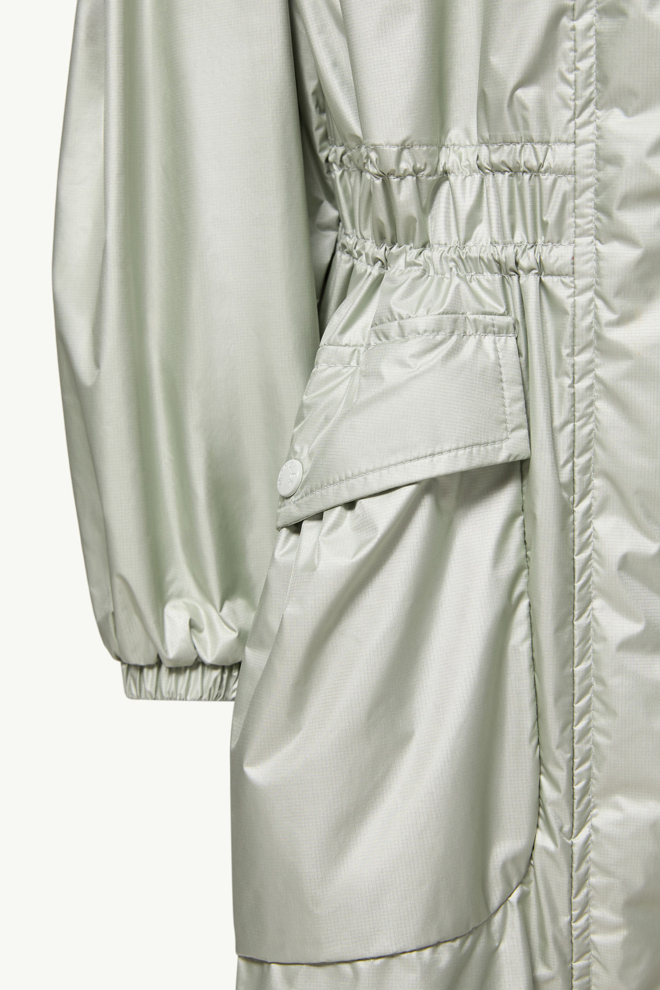 Parka con cappuccio Afet Bambina Verde Chiaro Moncler 3