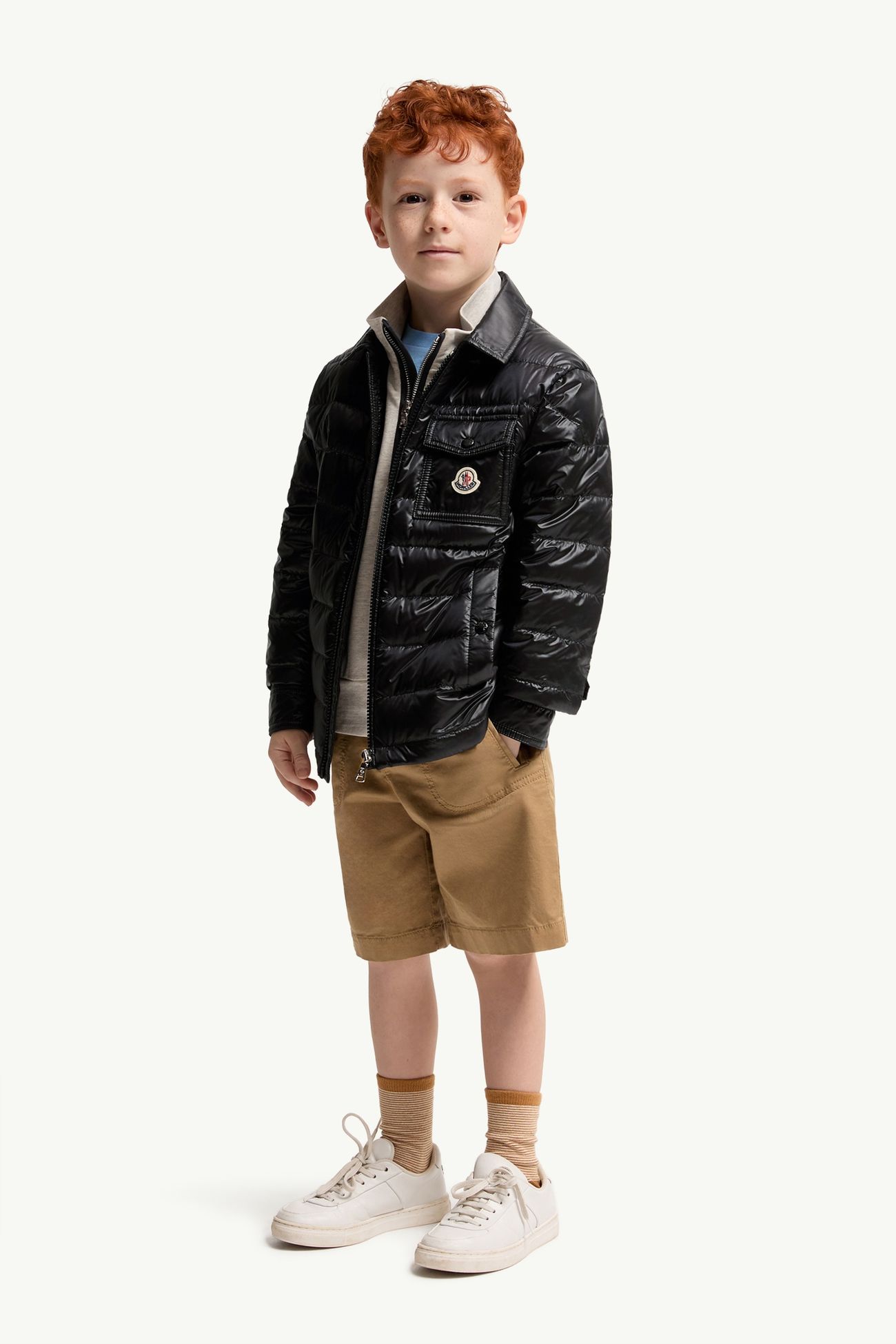 Doudoune-chemise Mourillon Garçon Noir Moncler 1
