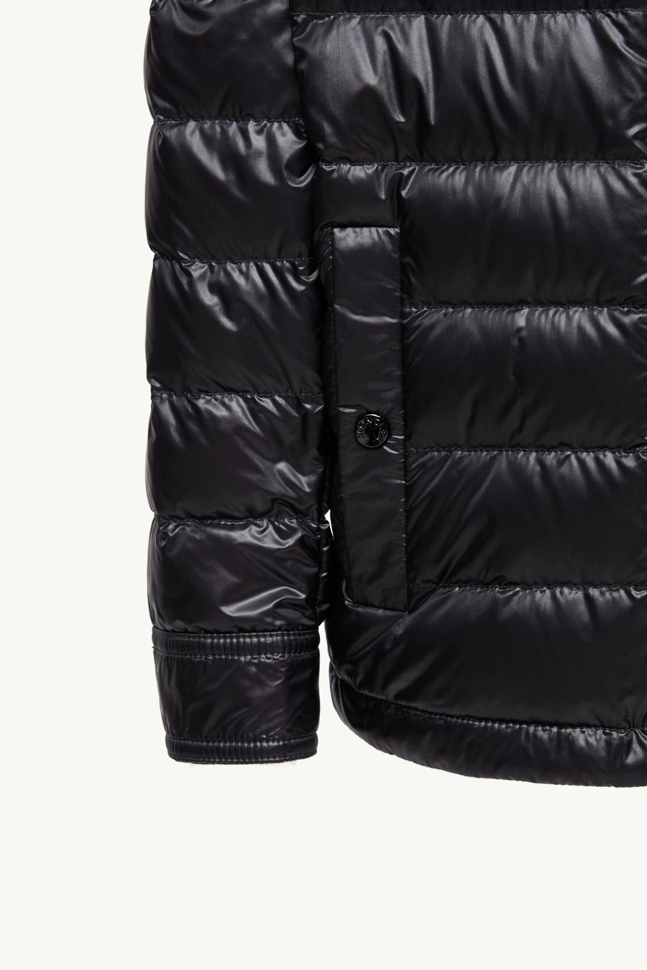 Chaqueta camisera con plumón Mourillon Niño Negro Moncler 4