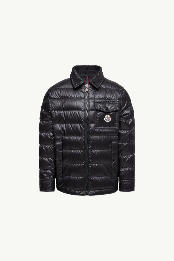 Mourillon 다운 셔츠 재킷 키즈 남아 블랙 Moncler 0