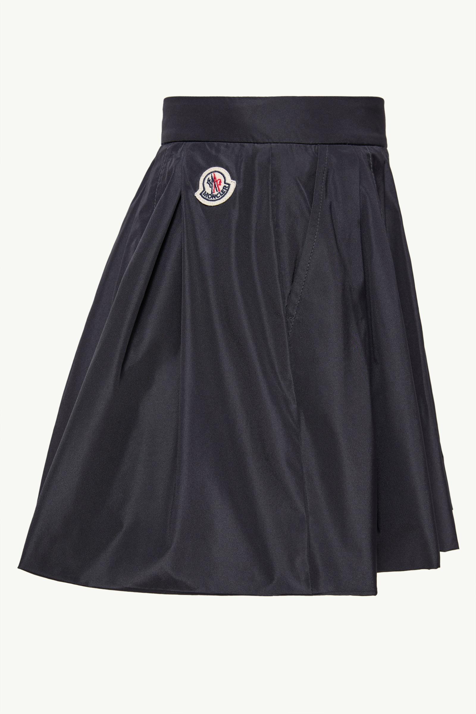 Denim Blue Pleated Taffeta Shorts - Pants & Tracksuits for