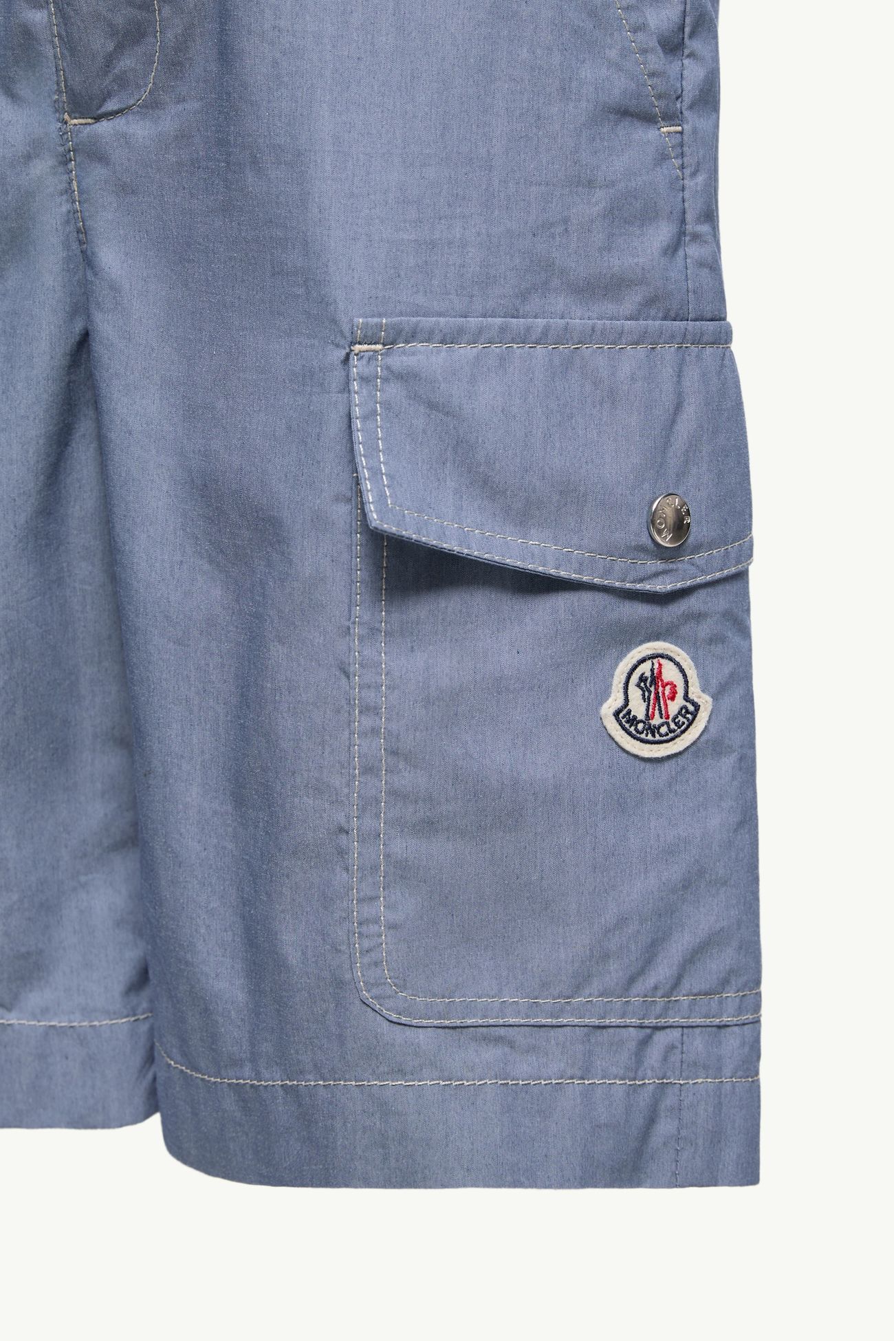 Bermuda en chambray Garçon Bleu Jean Moncler 2