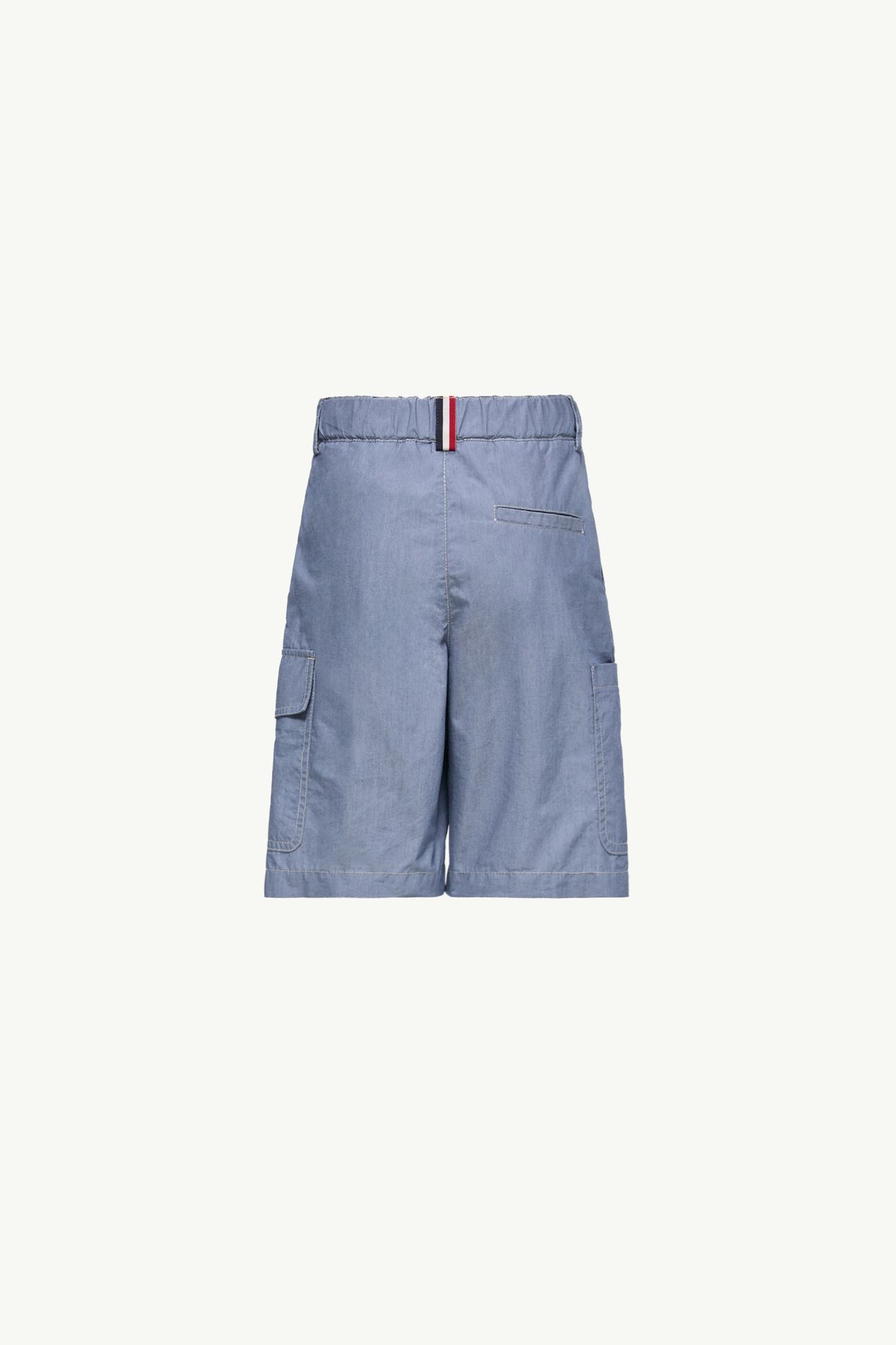 Bermudashorts aus Chambray Jungen Jeansblau Moncler 3