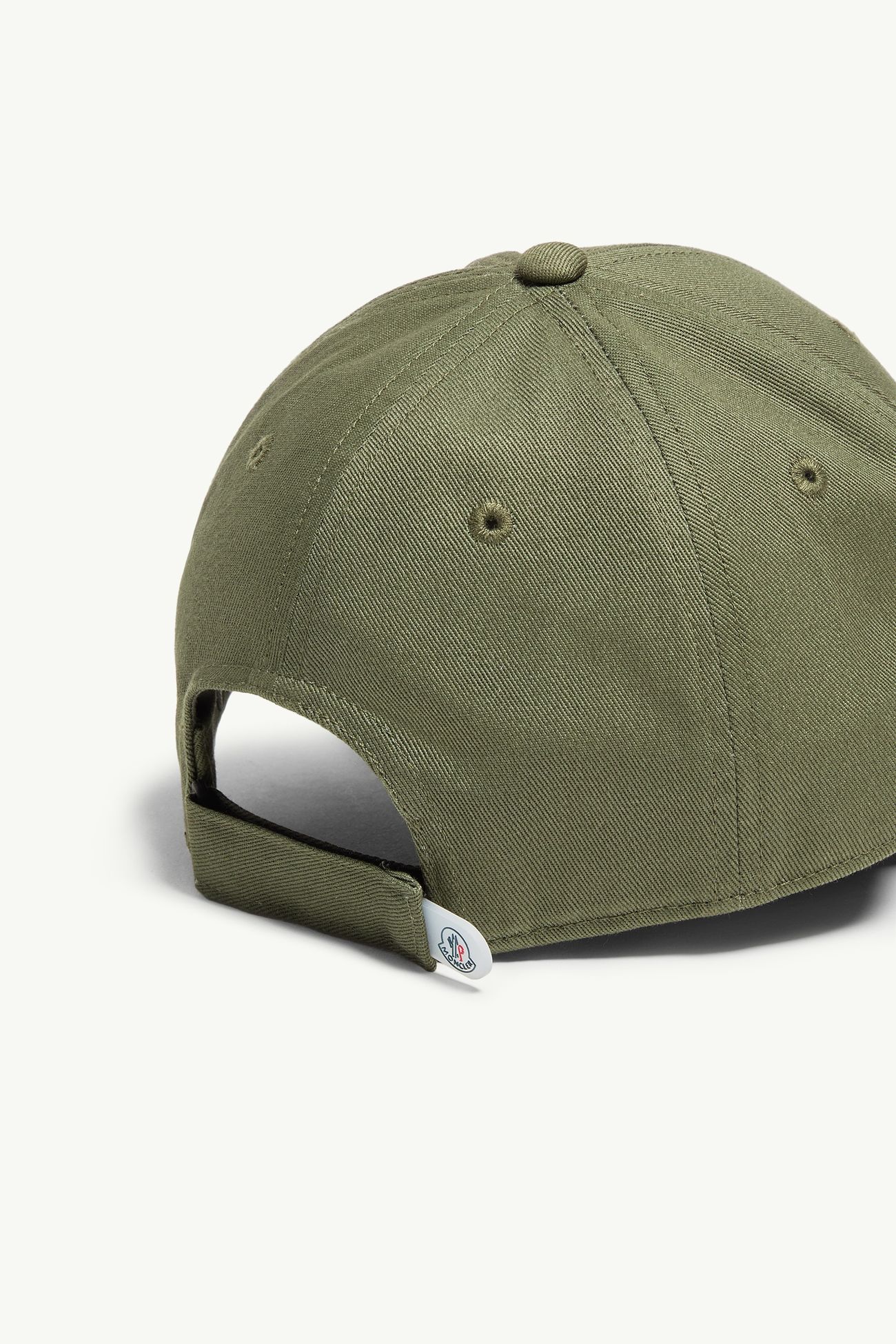 Baseball Cap aus Baumwoll-Gabardine Jungen Olivgrün Moncler 3