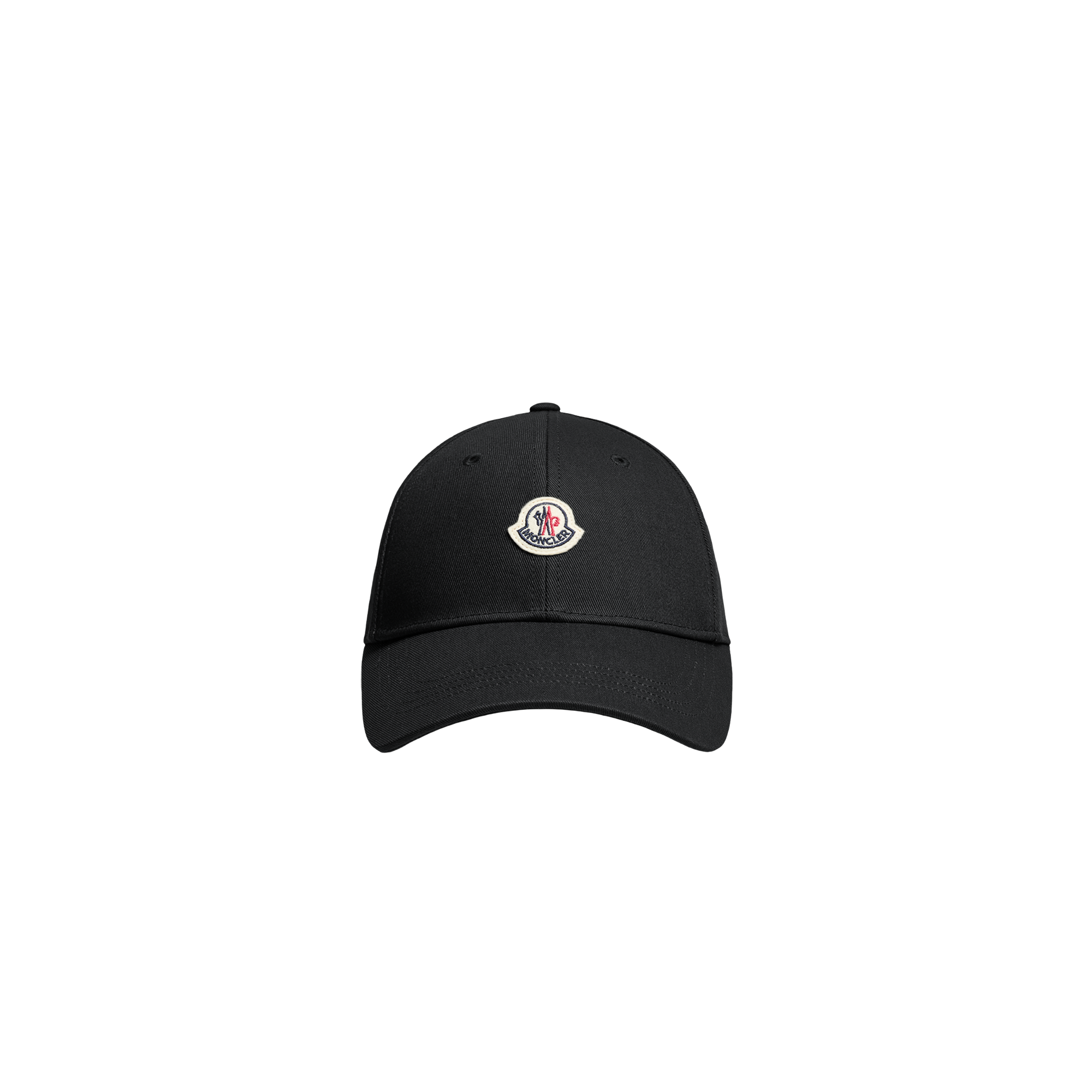 Moncler  Cotton Gabardine Baseball Cap for Boys in Black, Size: S