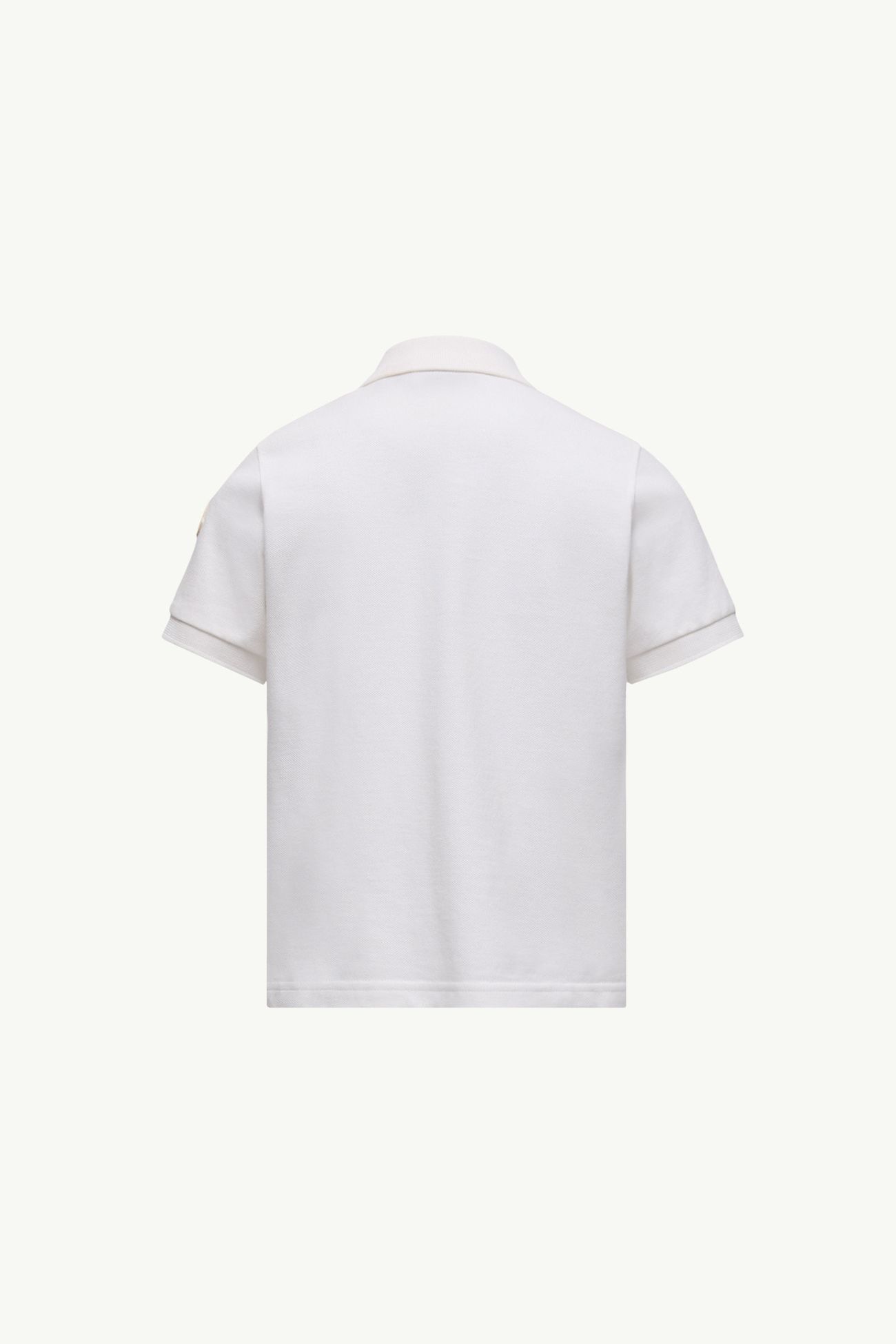 Polo en piqué de coton Garçon Blanc Moncler 3