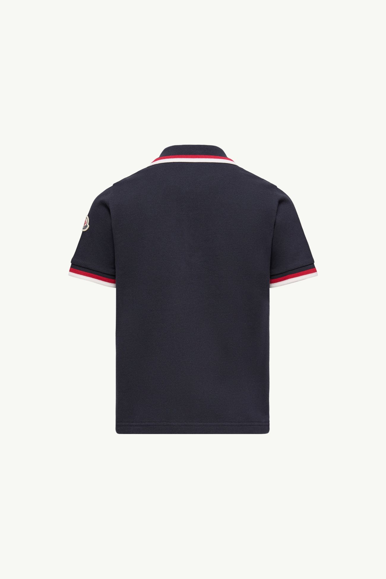 3컬러 트리밍 코튼 폴로 셔츠 키즈 남아 네이비 블루 Moncler 3