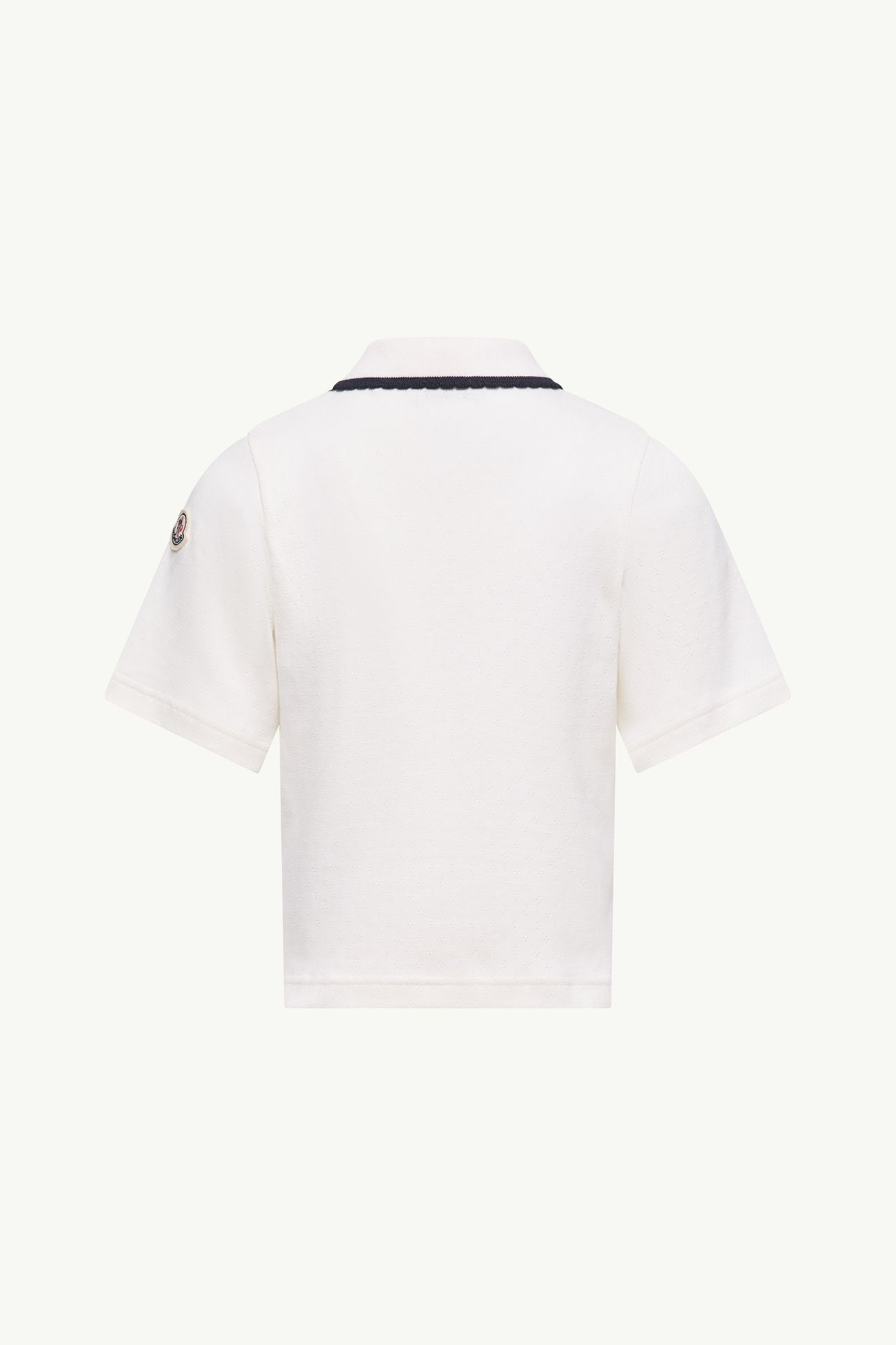 Polo en coton Fille Blanc Moncler 3