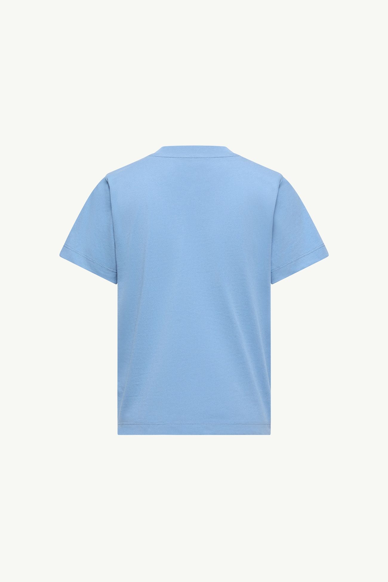 T-shirt con logo Mon Duck in cotone Bambino Celeste Moncler 3