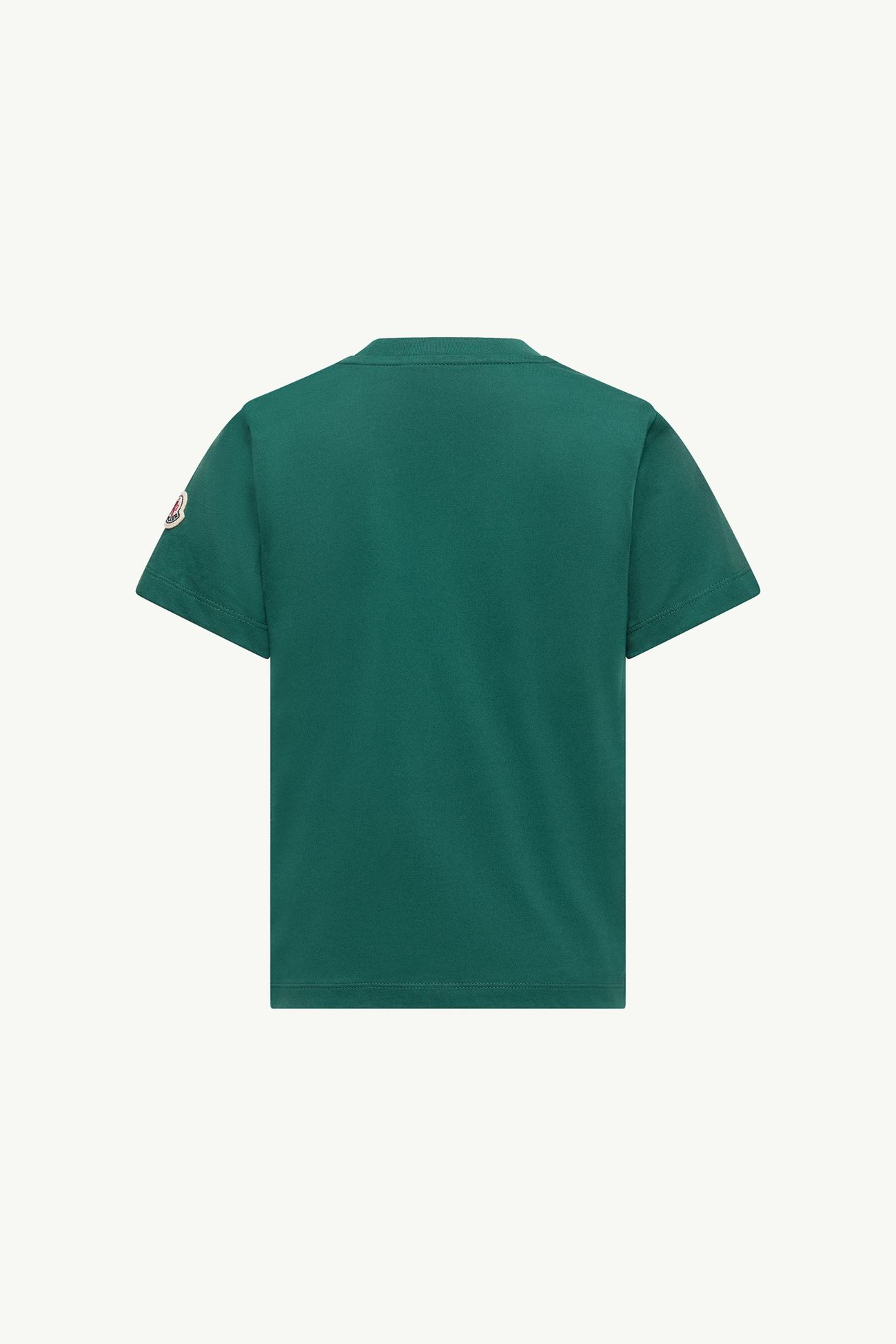 Mon Duck 로고 코튼 티셔츠 키즈 남아 에메랄드 그린 Moncler 3