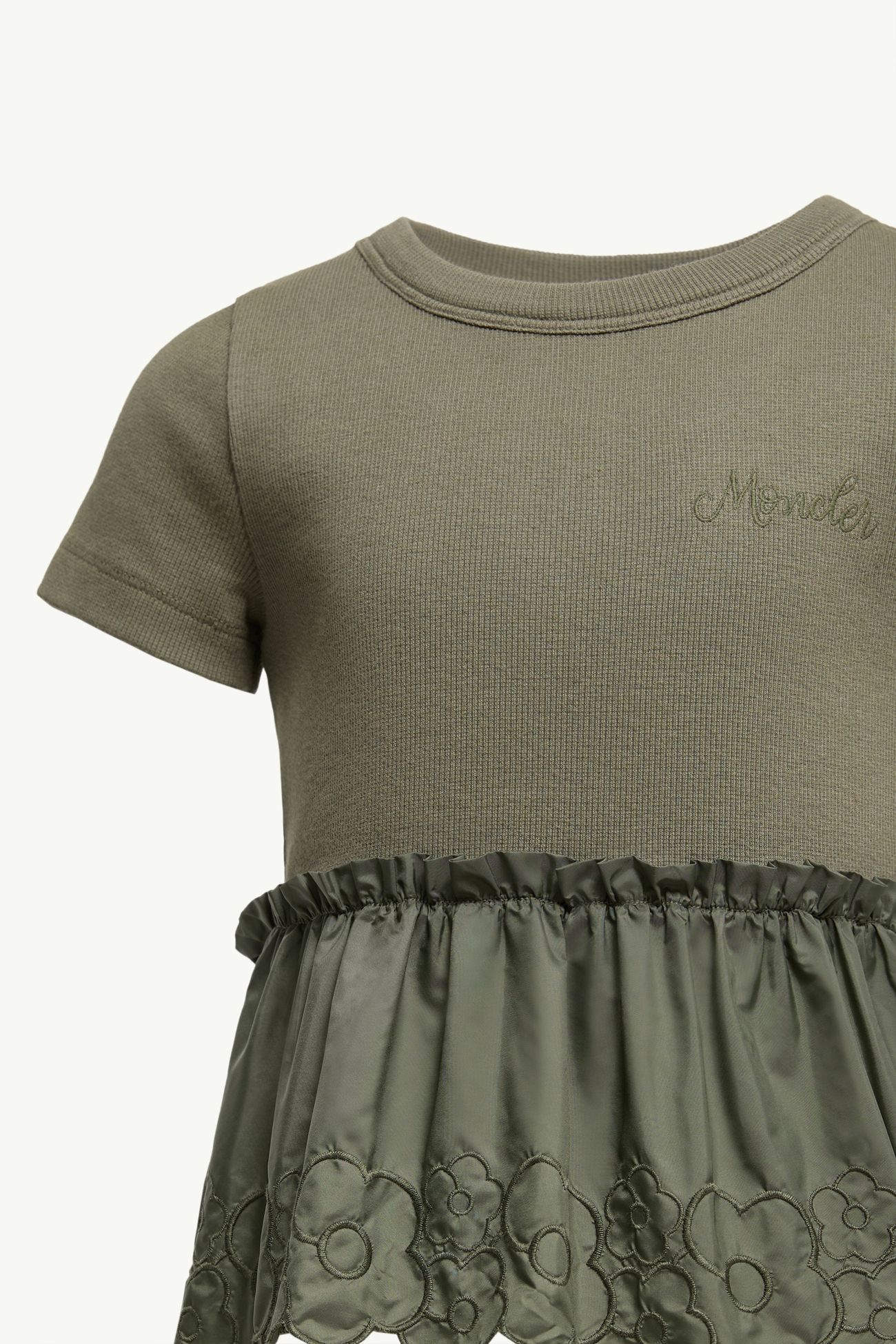 Tシャツ ガールズ オリーブグリーン Moncler 2