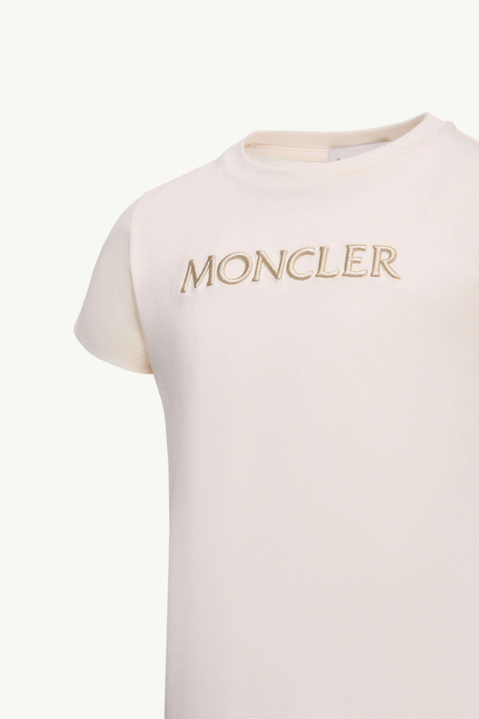 【新品】MONCLER モンクレール ベビー ロングTシャツ クリーム色 キッズ女の子｜ポロシャツ＆Tシャツ｜モンクレール公式