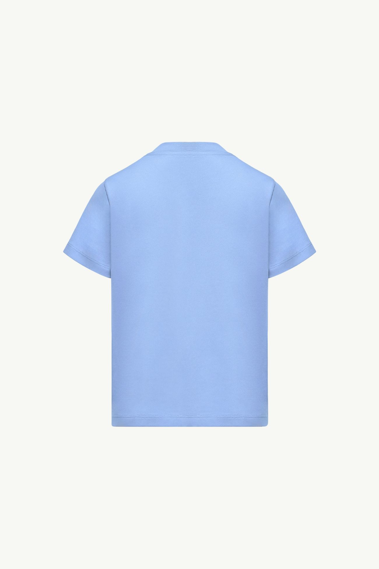 T-Shirt aus Baumwolle mit Logo Jungen Hellblau Moncler 2