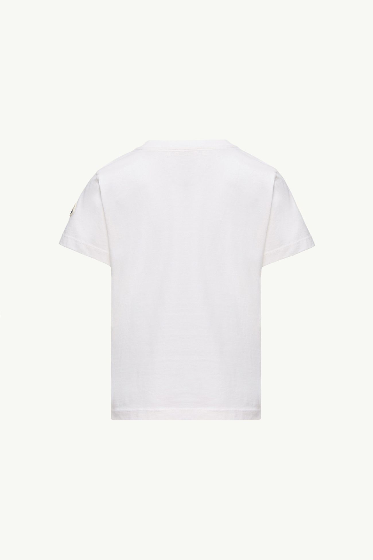 Surf Print Cotton T-Shirt Boy White Moncler 3